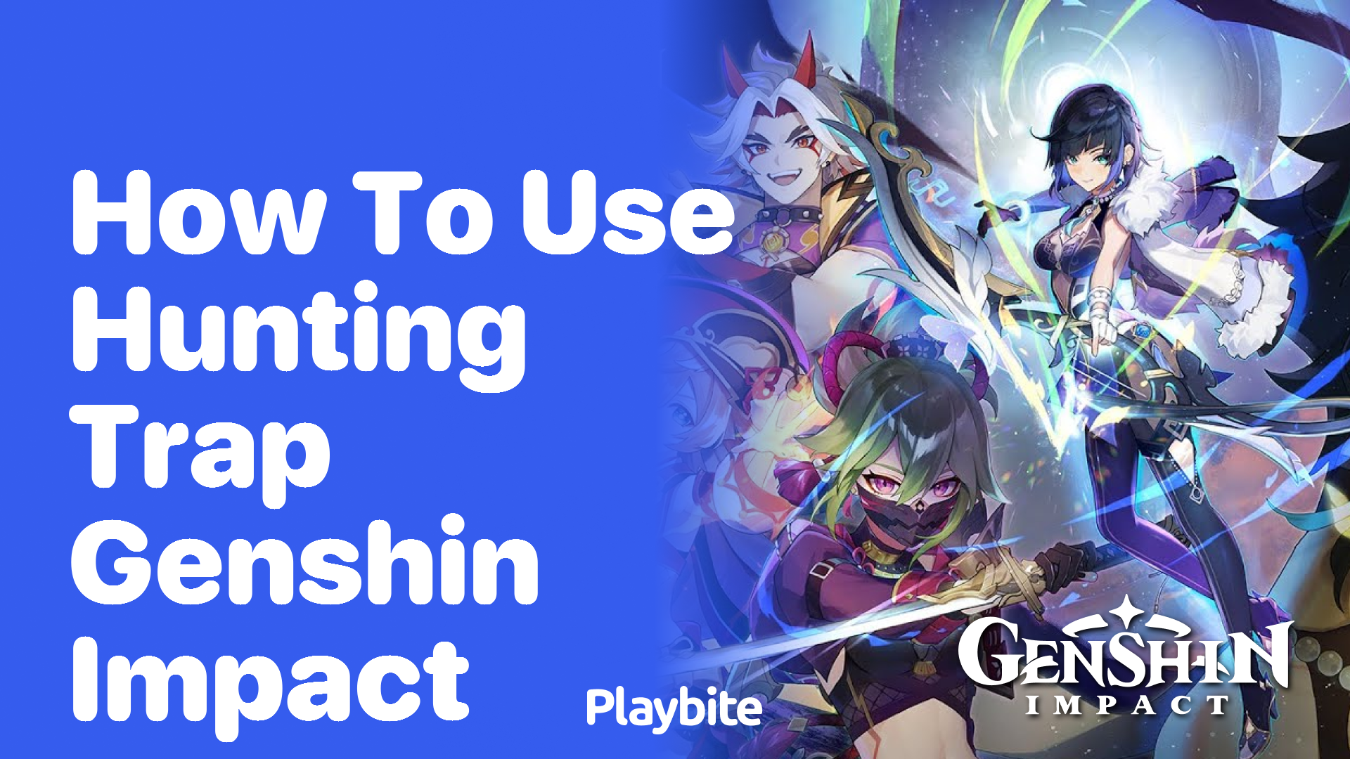 How to Use a Hunting Trap in Genshin Impact