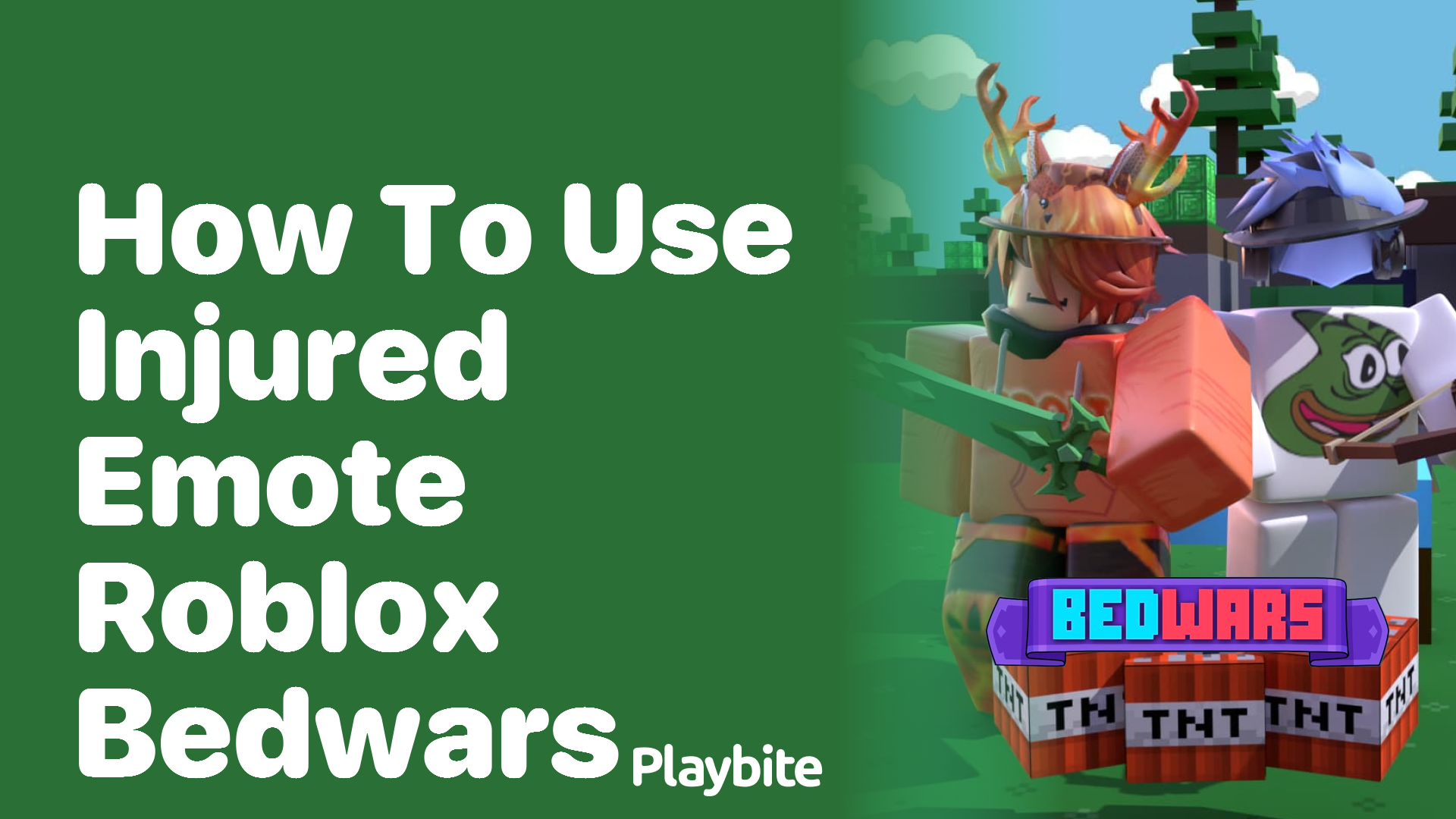 How to Use the Injured Emote in Roblox Bedwars