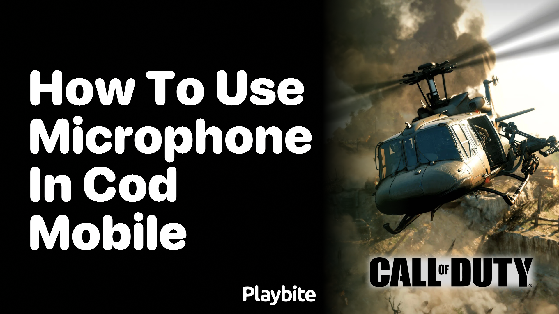 How to Use Microphone in COD Mobile