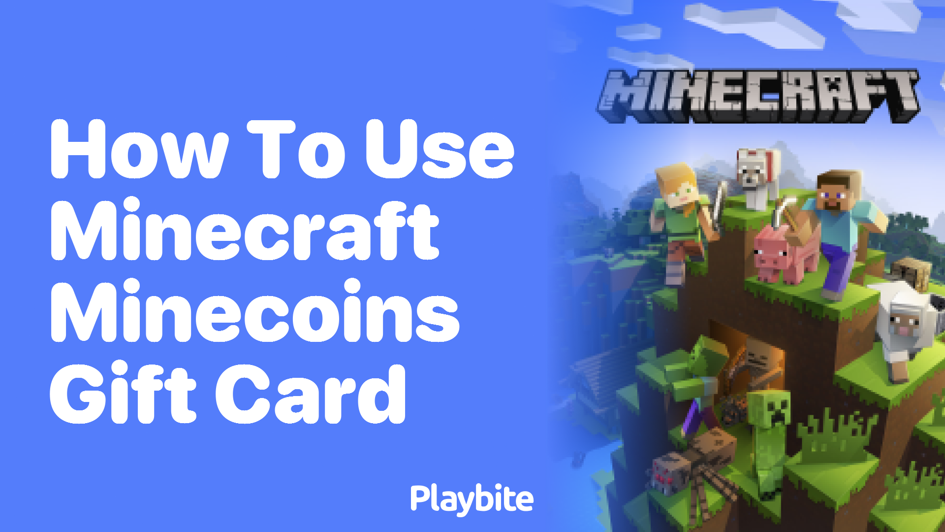 How to Use a Minecraft Minecoins Gift Card