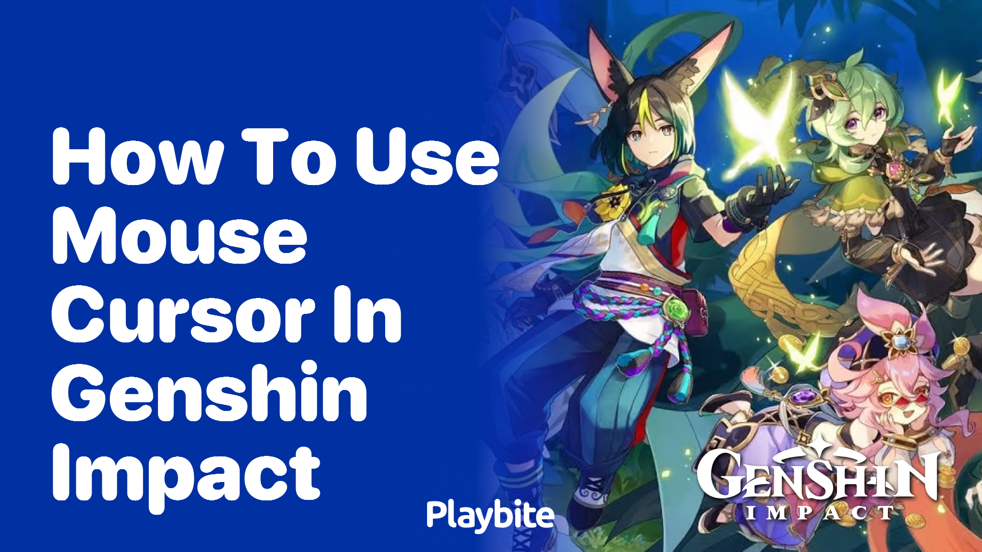 How to Use a Mouse Cursor in Genshin Impact