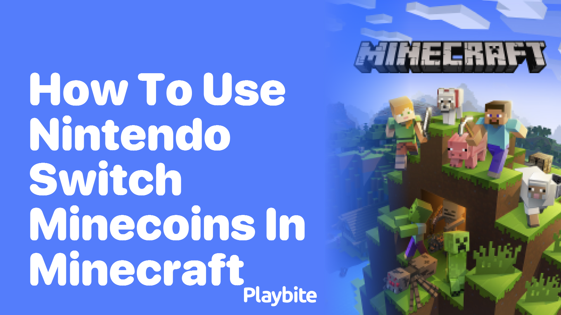 How to Use Nintendo Switch Minecoins in Minecraft