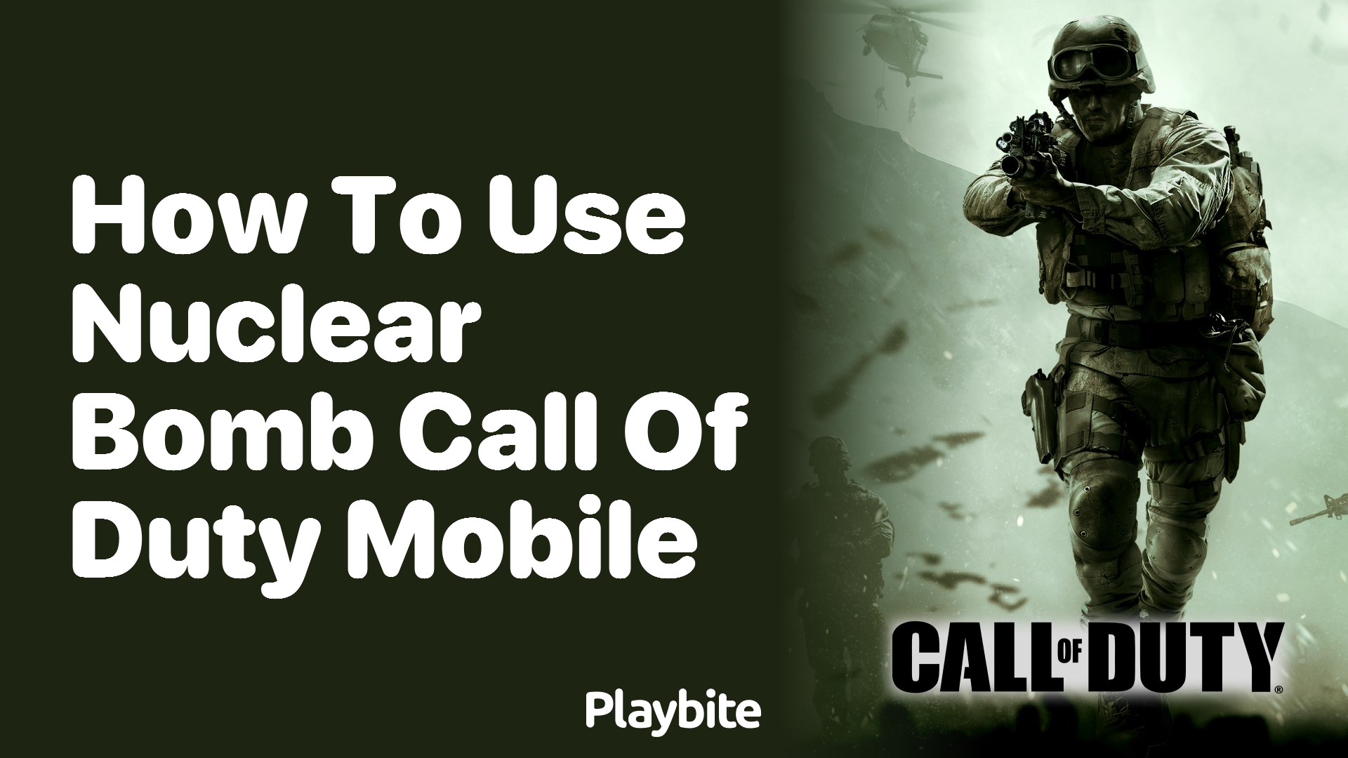 How to Use a Nuclear Bomb in Call of Duty Mobile