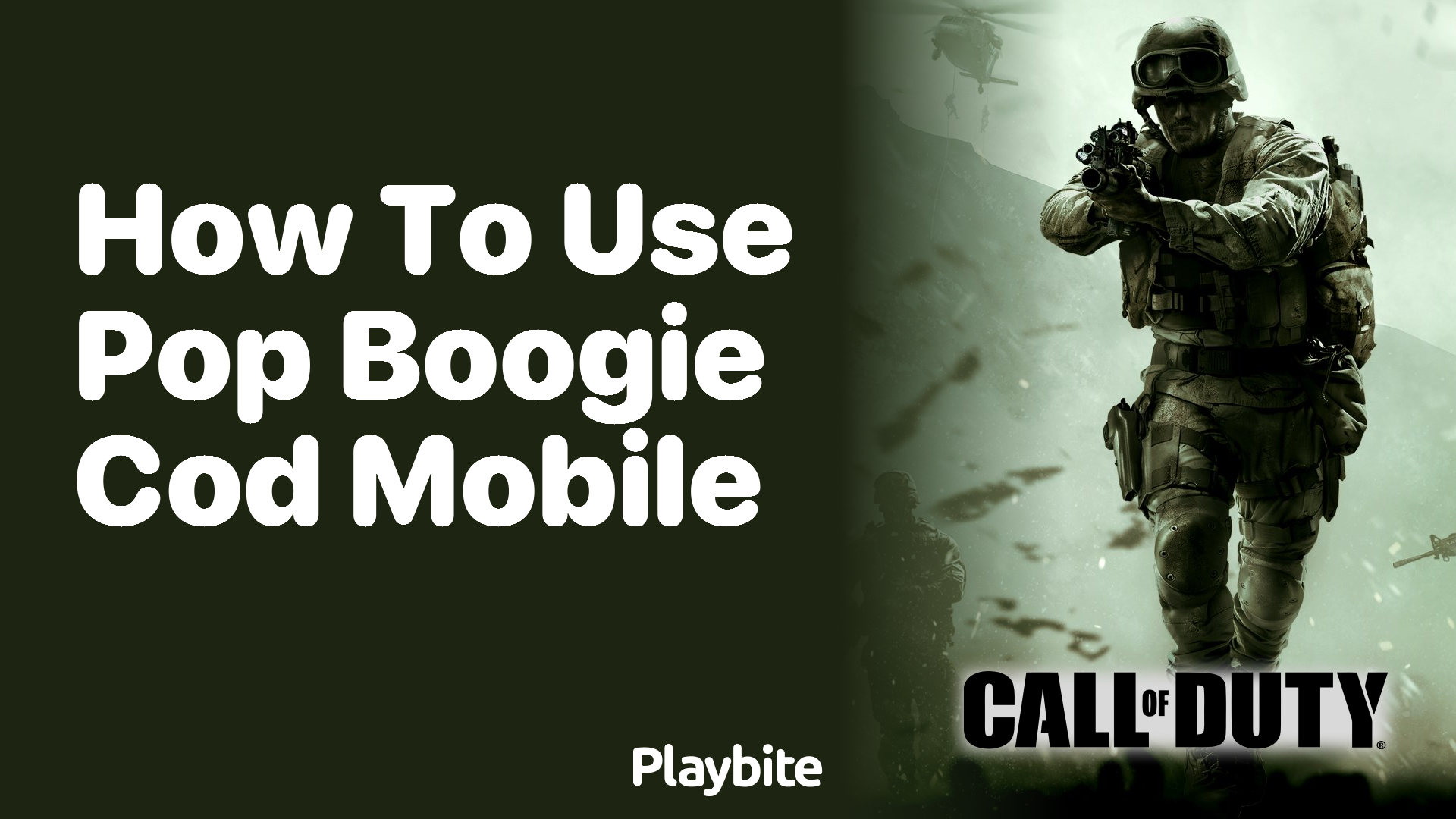 How to Use Pop Boogie in COD Mobile?