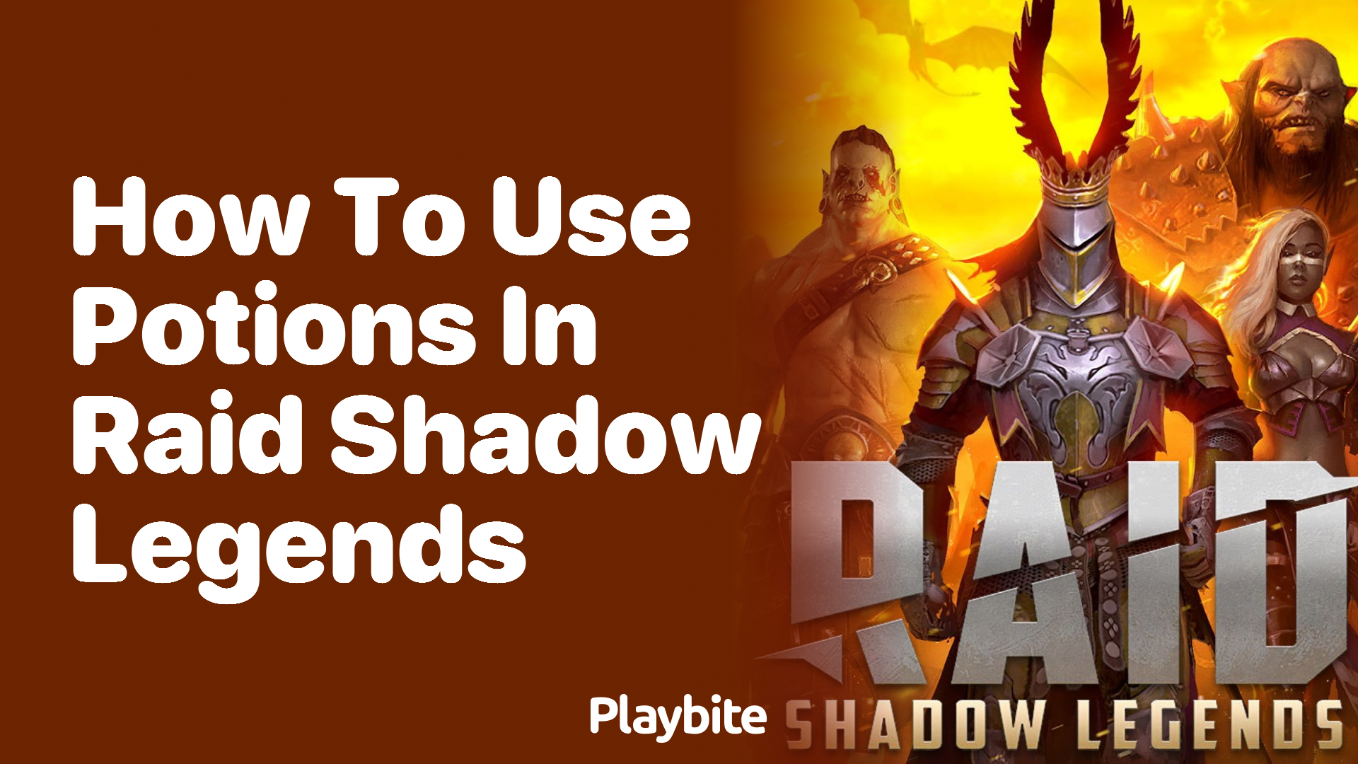 How to Use Potions in Raid Shadow Legends