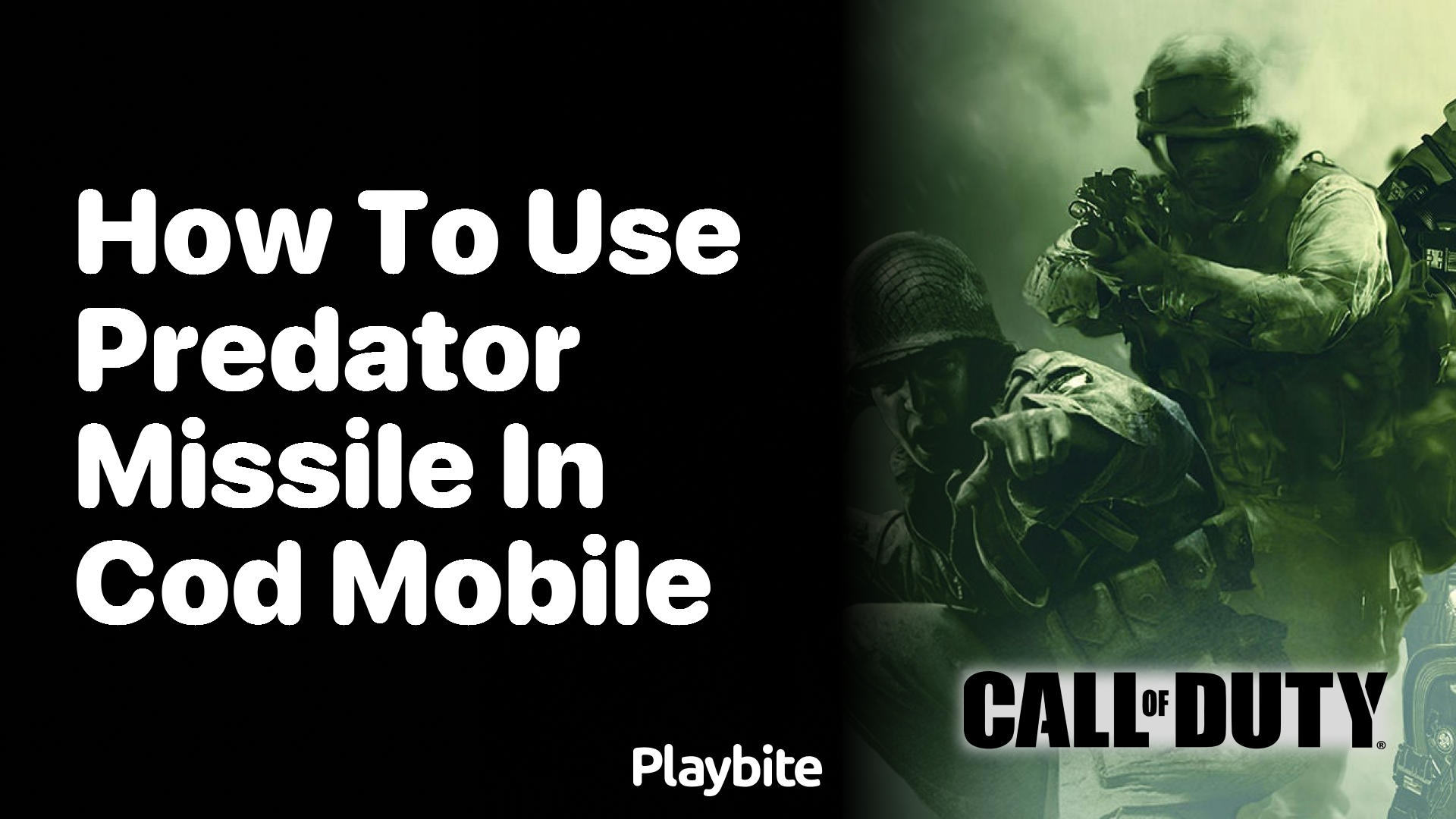 How to Use Predator Missile in COD Mobile