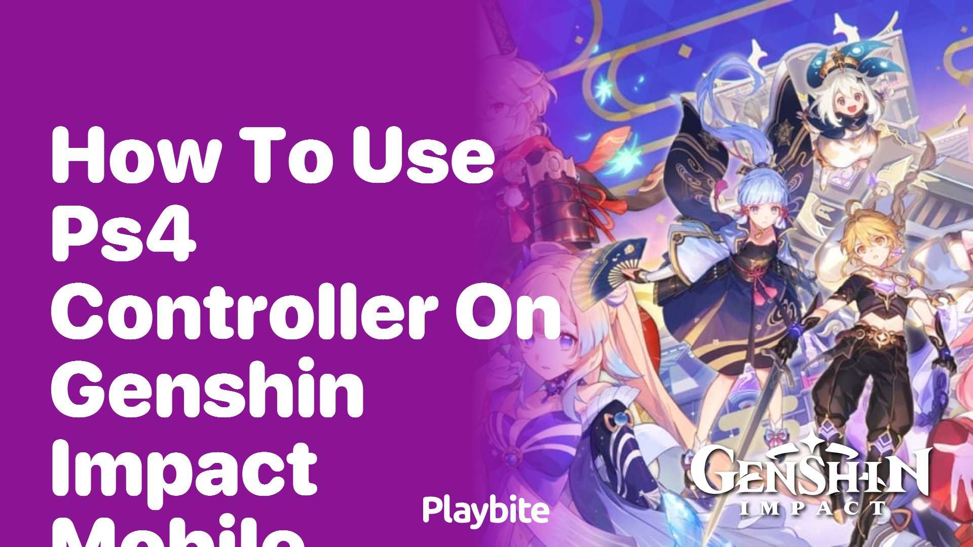 How to Use Your PS4 Controller on Genshin Impact Mobile