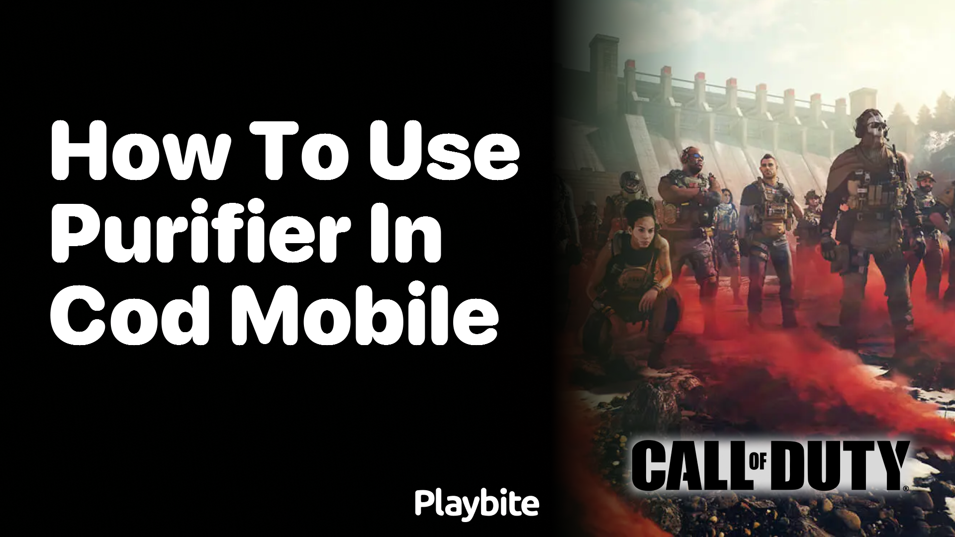 How to Use the Purifier in COD Mobile