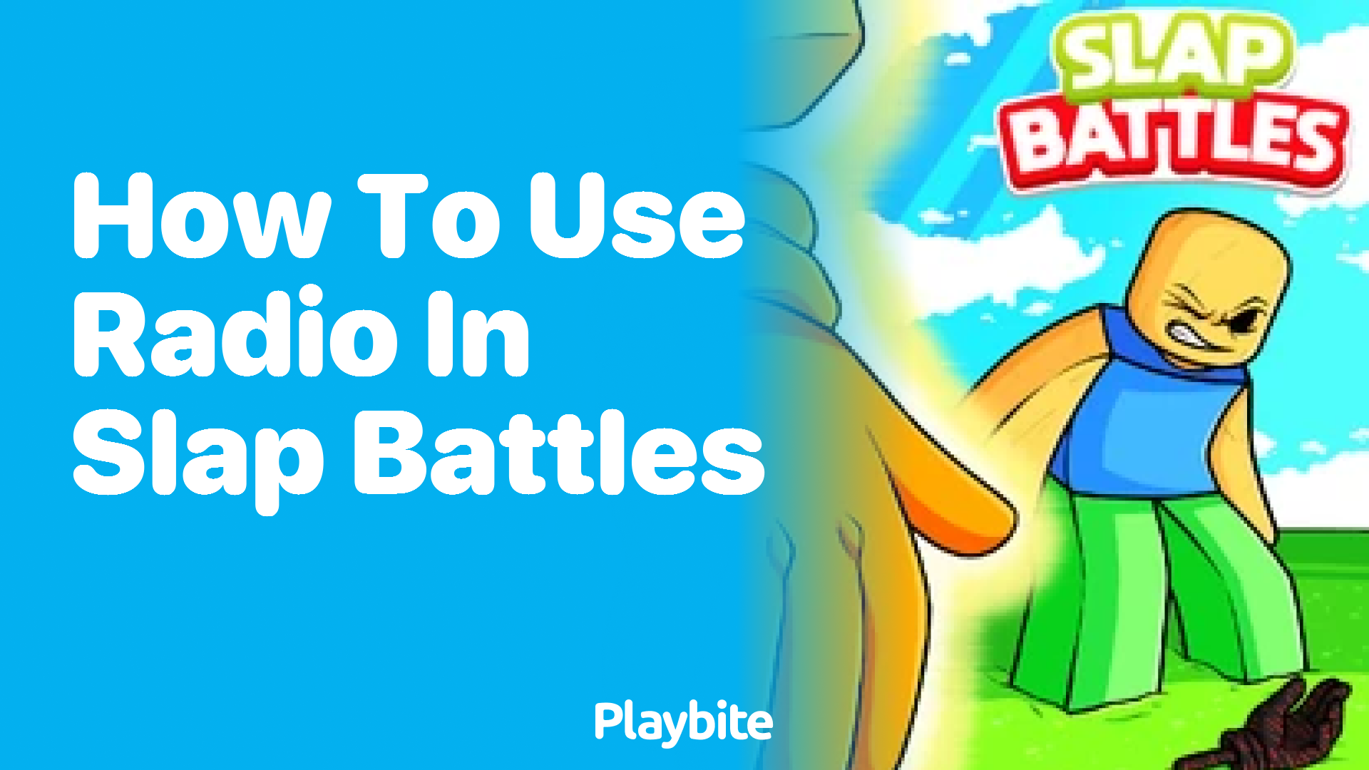 How to Use the Radio in Slap Battles - Playbite