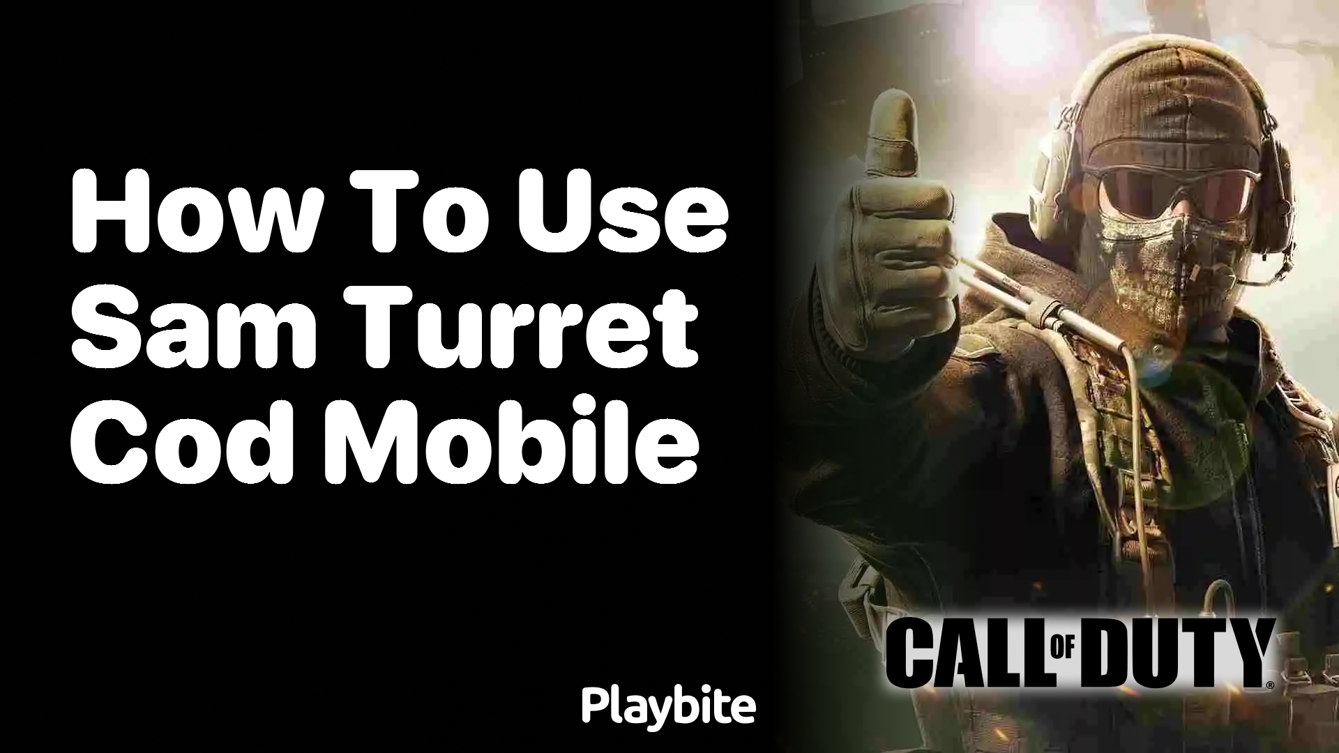 How to Use the SAM Turret in CoD Mobile