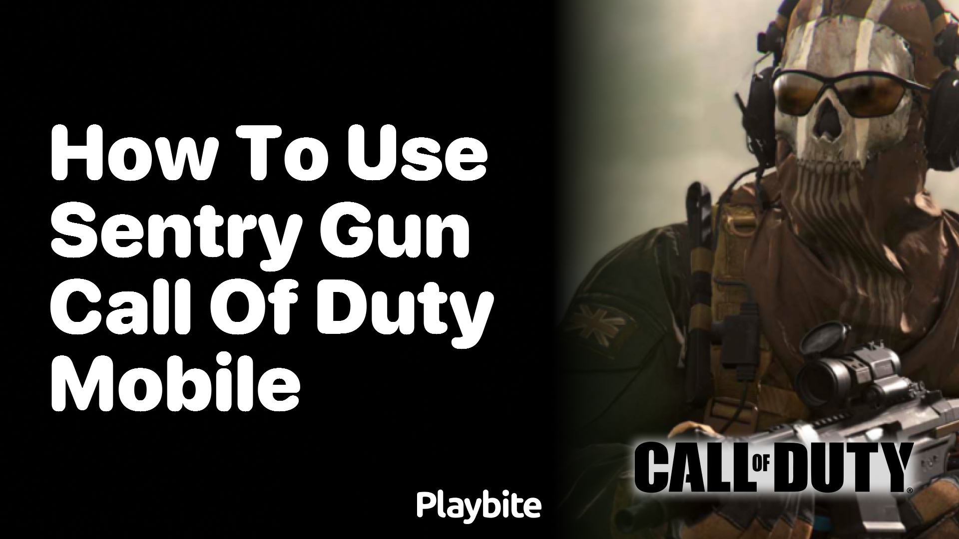 How to Use Sentry Gun in Call of Duty Mobile