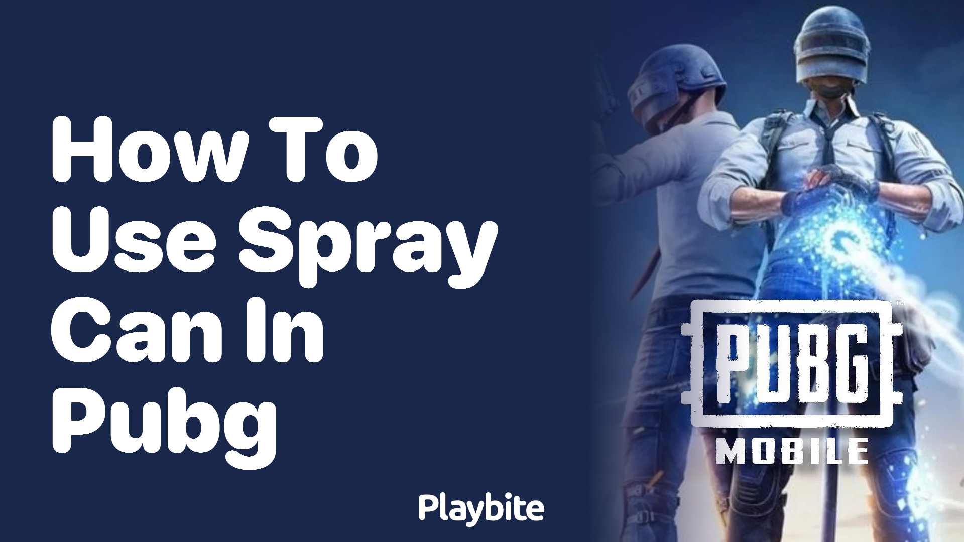 How to Use a Spray Can in PUBG Mobile