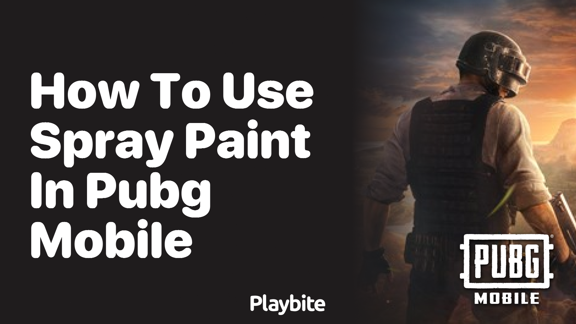 How to Use Spray Paint in PUBG Mobile