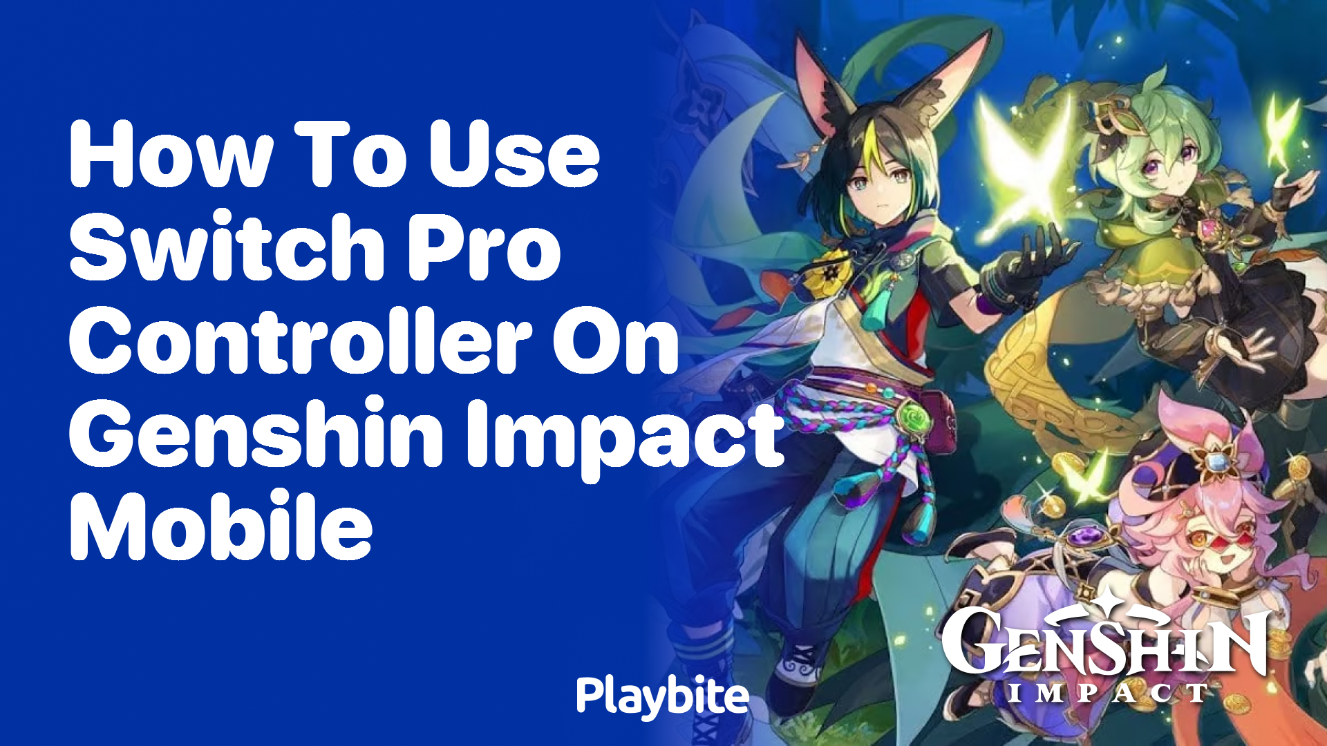 How to Use Switch Pro Controller on Genshin Impact Mobile