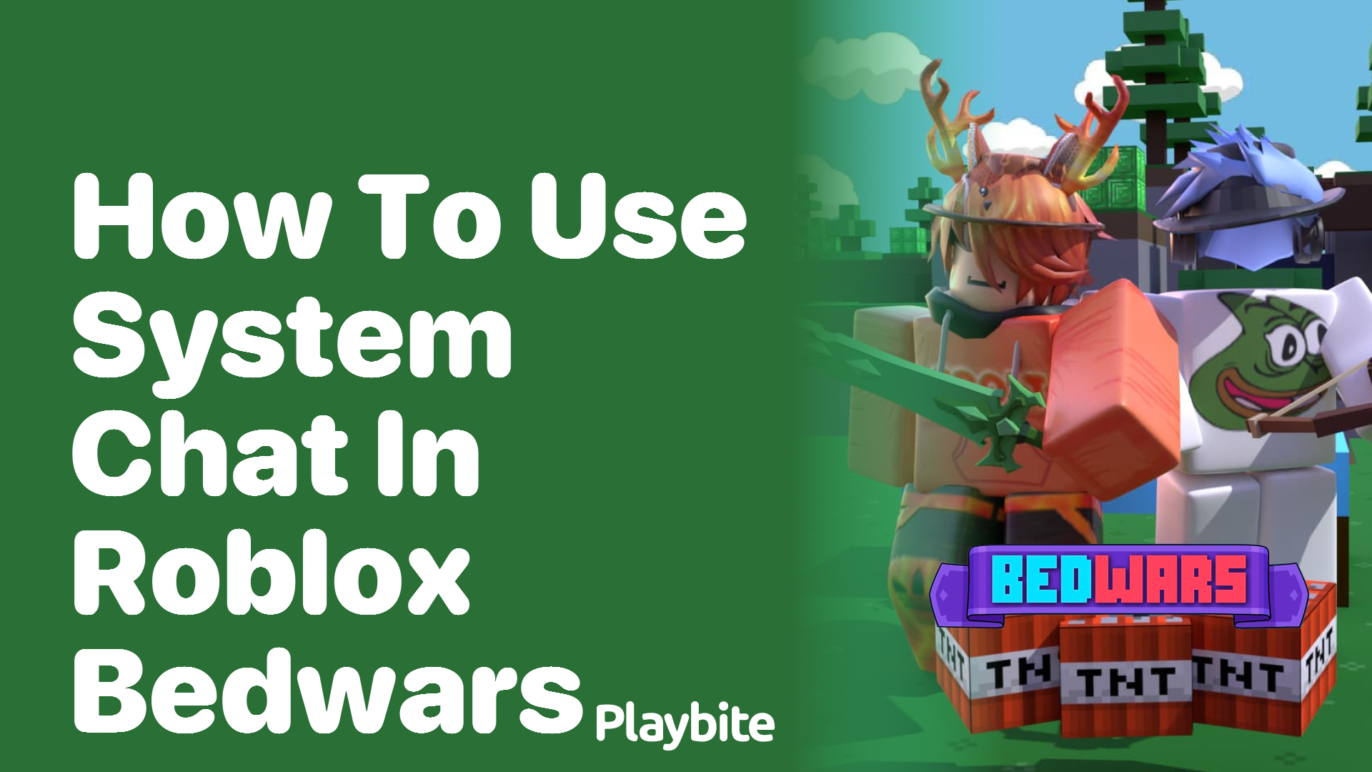 How to Use System Chat in Roblox Bedwars