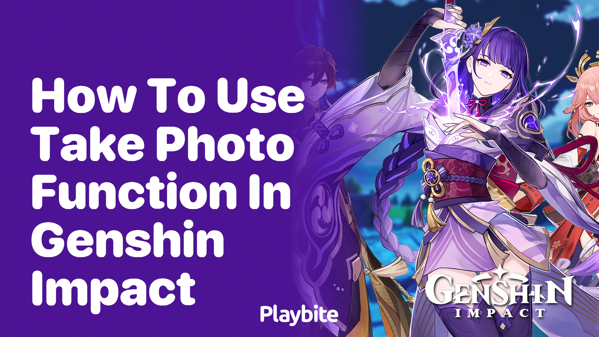 How to Use the Take Photo Function in Genshin Impact