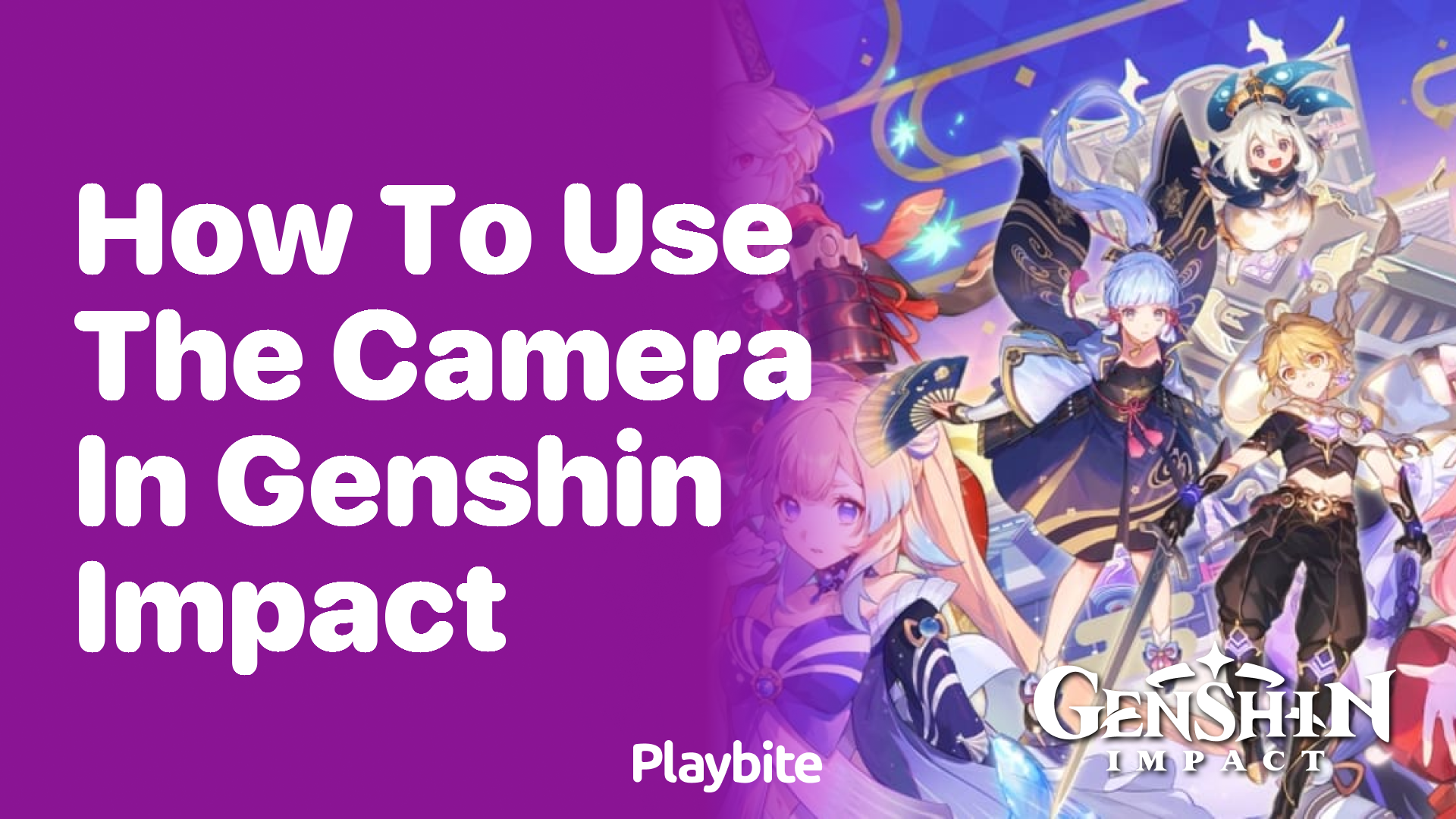 How to Use the Camera in Genshin Impact