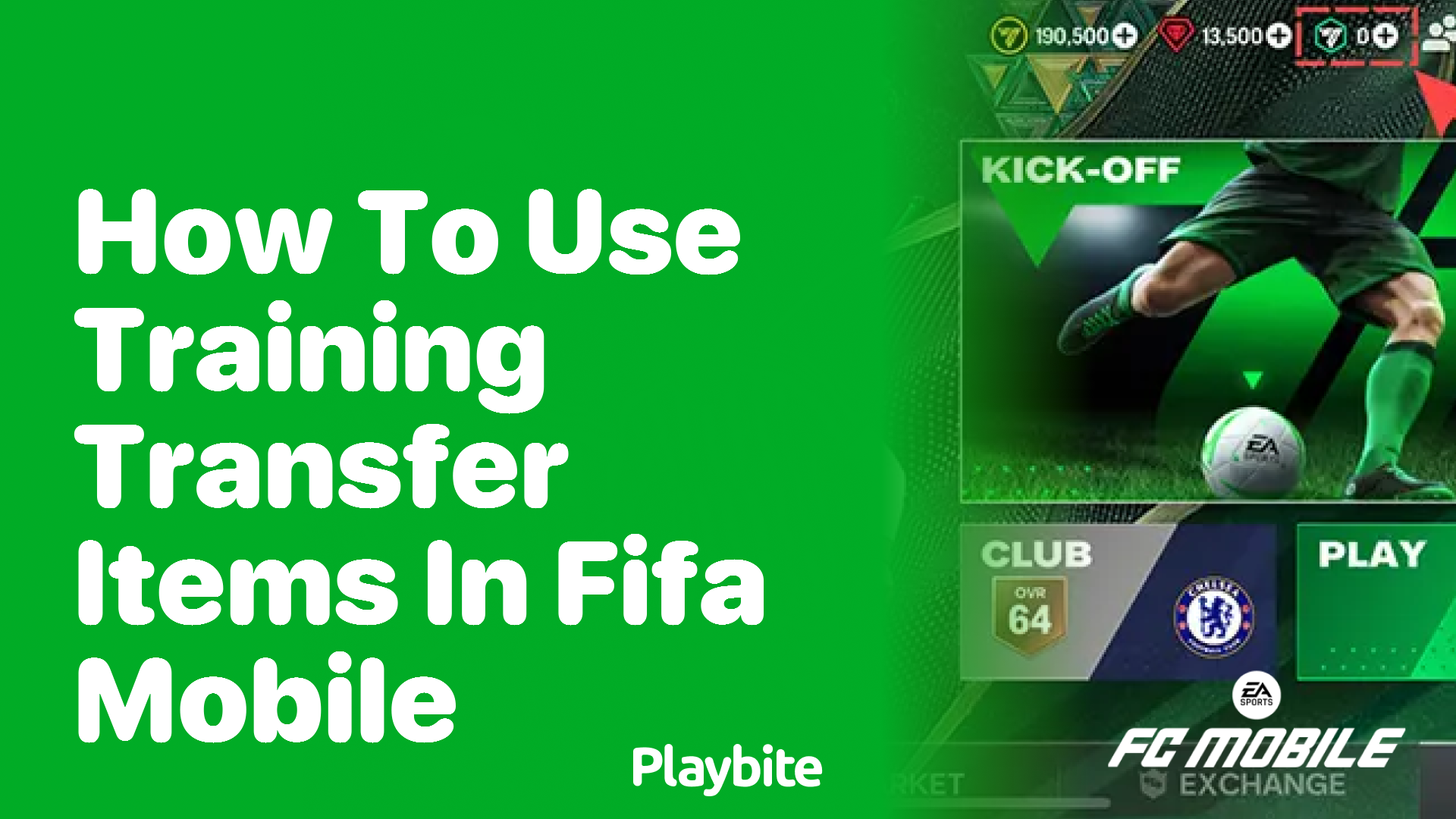 How to Use Training Transfer Items in FIFA Mobile