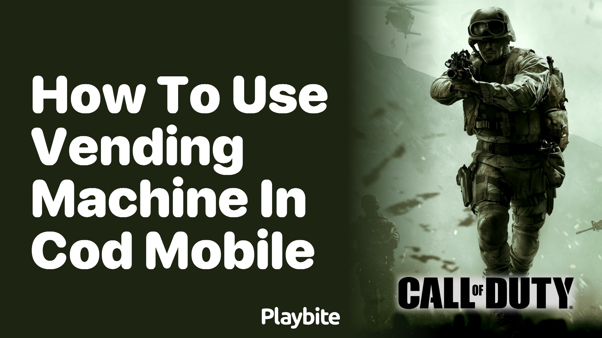 How to Use a Vending Machine in COD Mobile