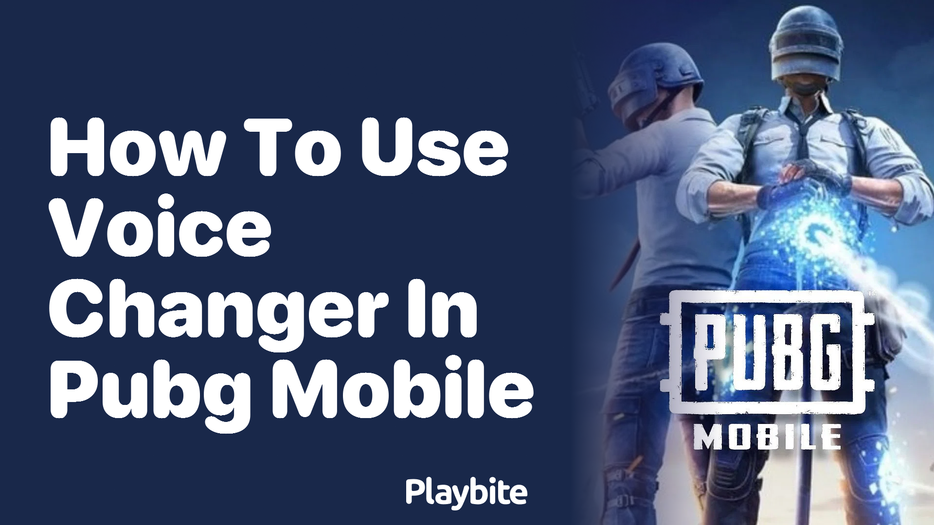 How to Use a Voice Changer in PUBG Mobile