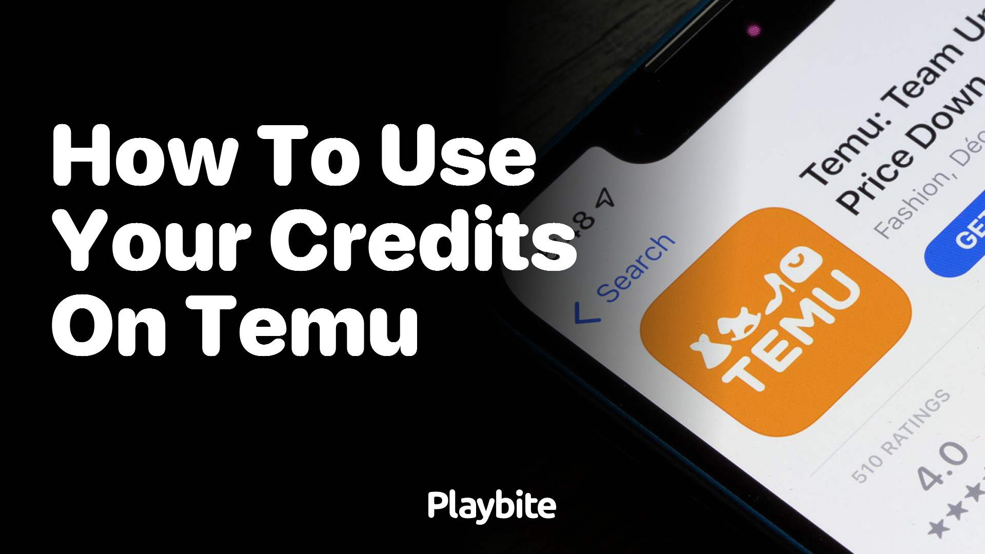 How to Use Your Credits on Temu