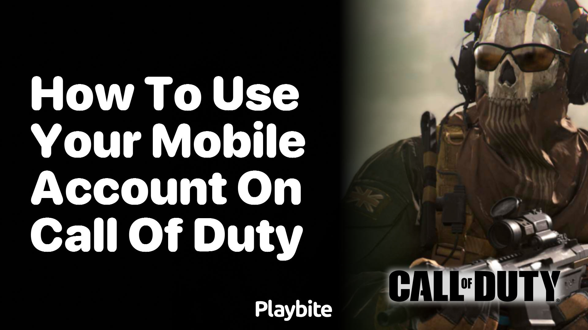 How to Use Your Mobile Account on Call of Duty