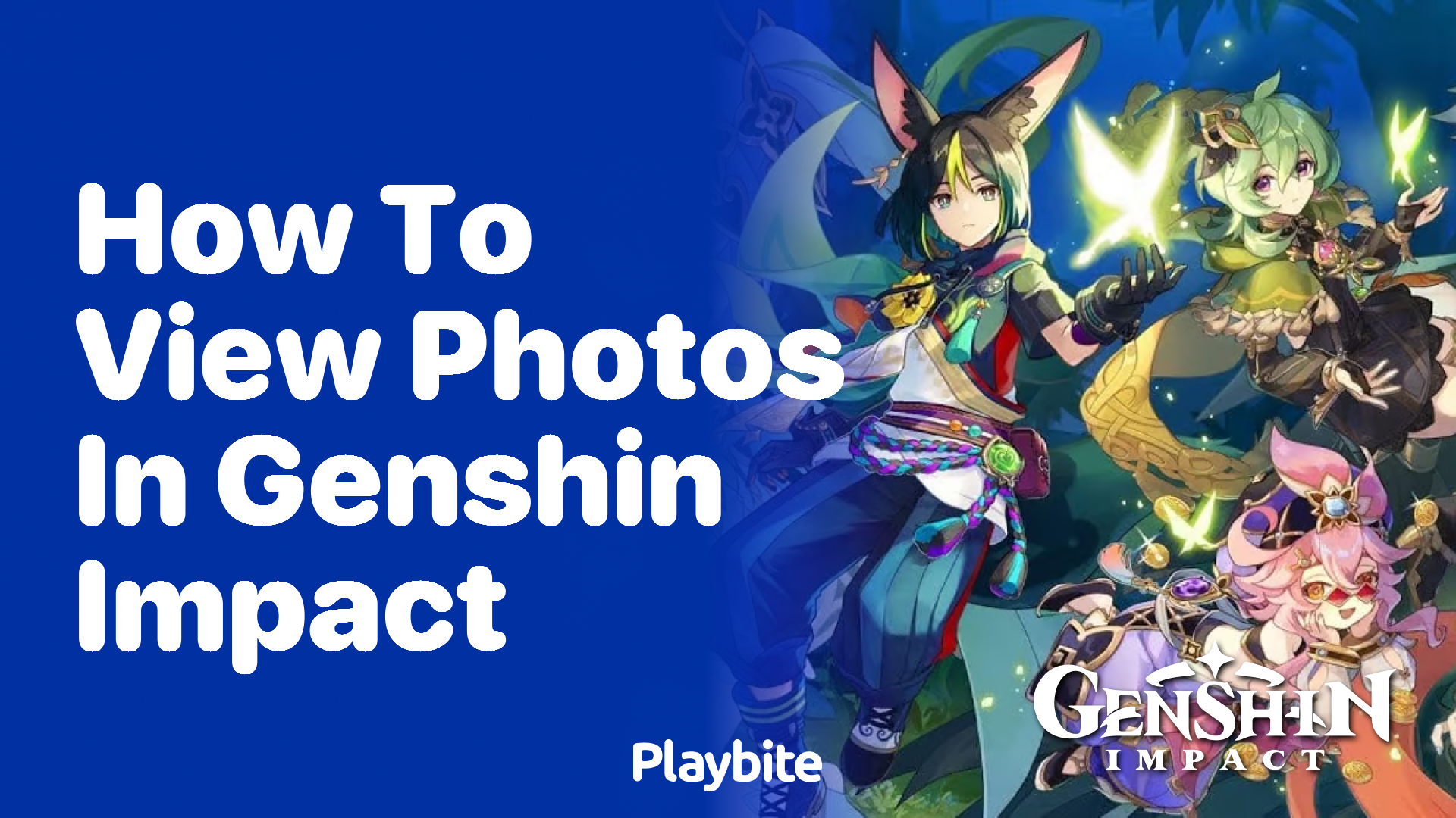 How to View Photos in Genshin Impact