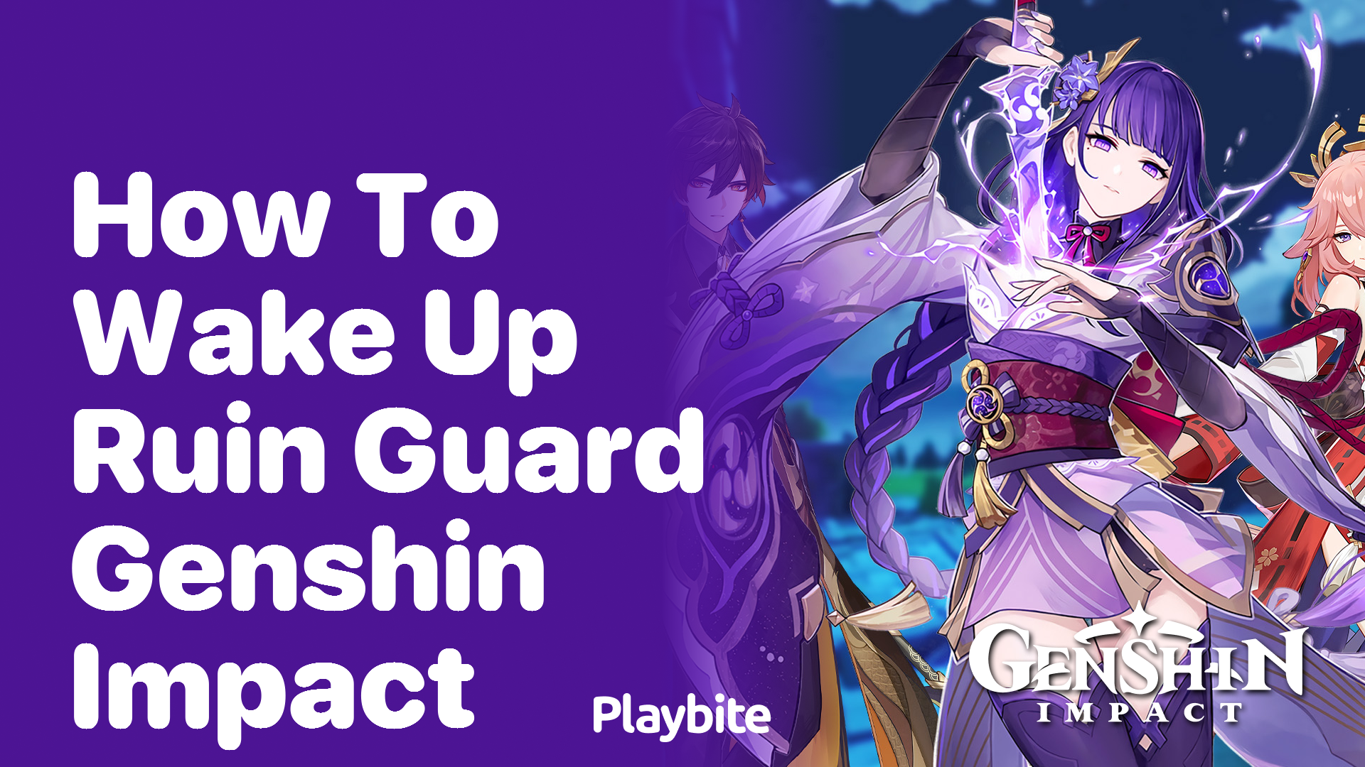 How to Wake Up a Ruin Guard in Genshin Impact