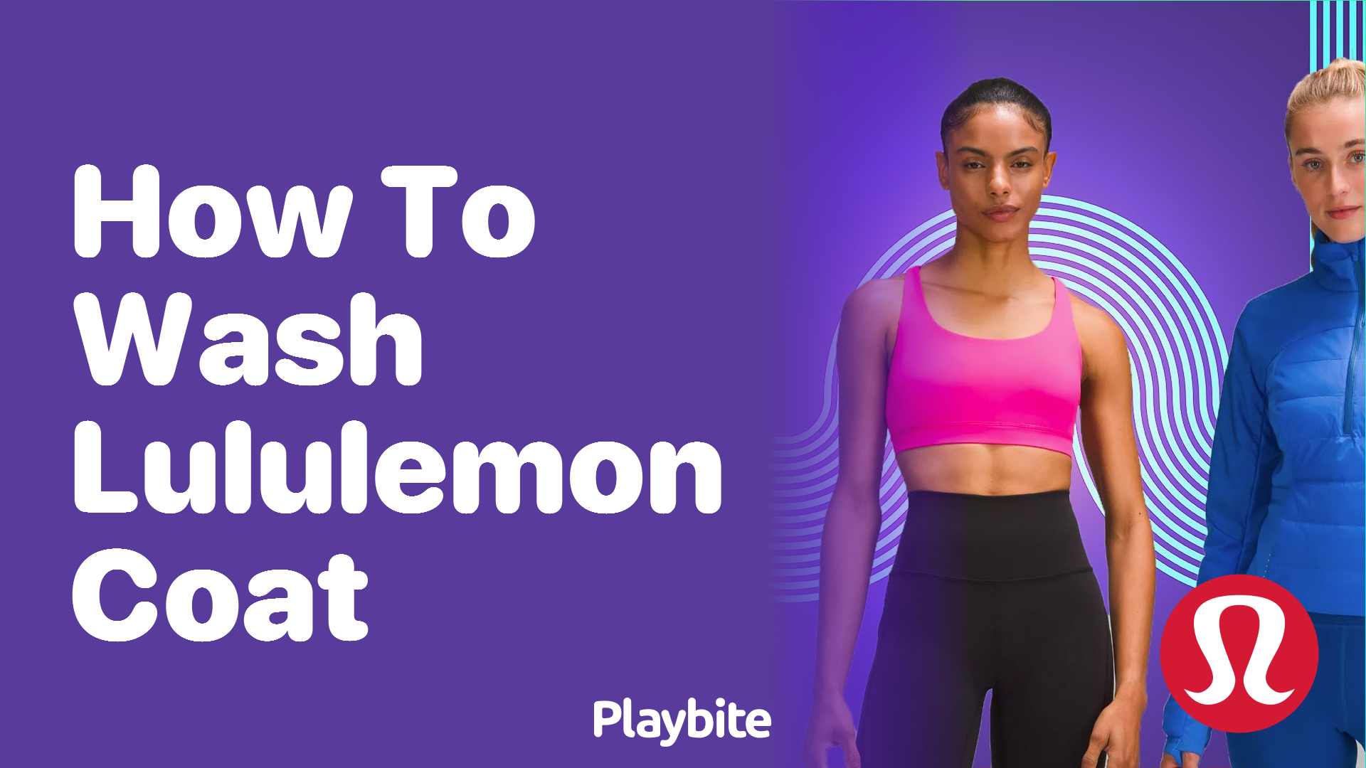 How to wash lululemon down outlet jacket