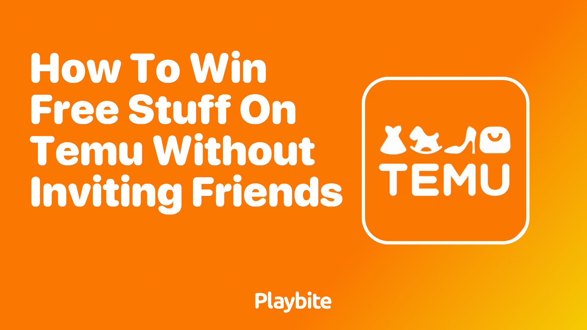 How to Win Free Stuff on Temu Without Inviting Friends