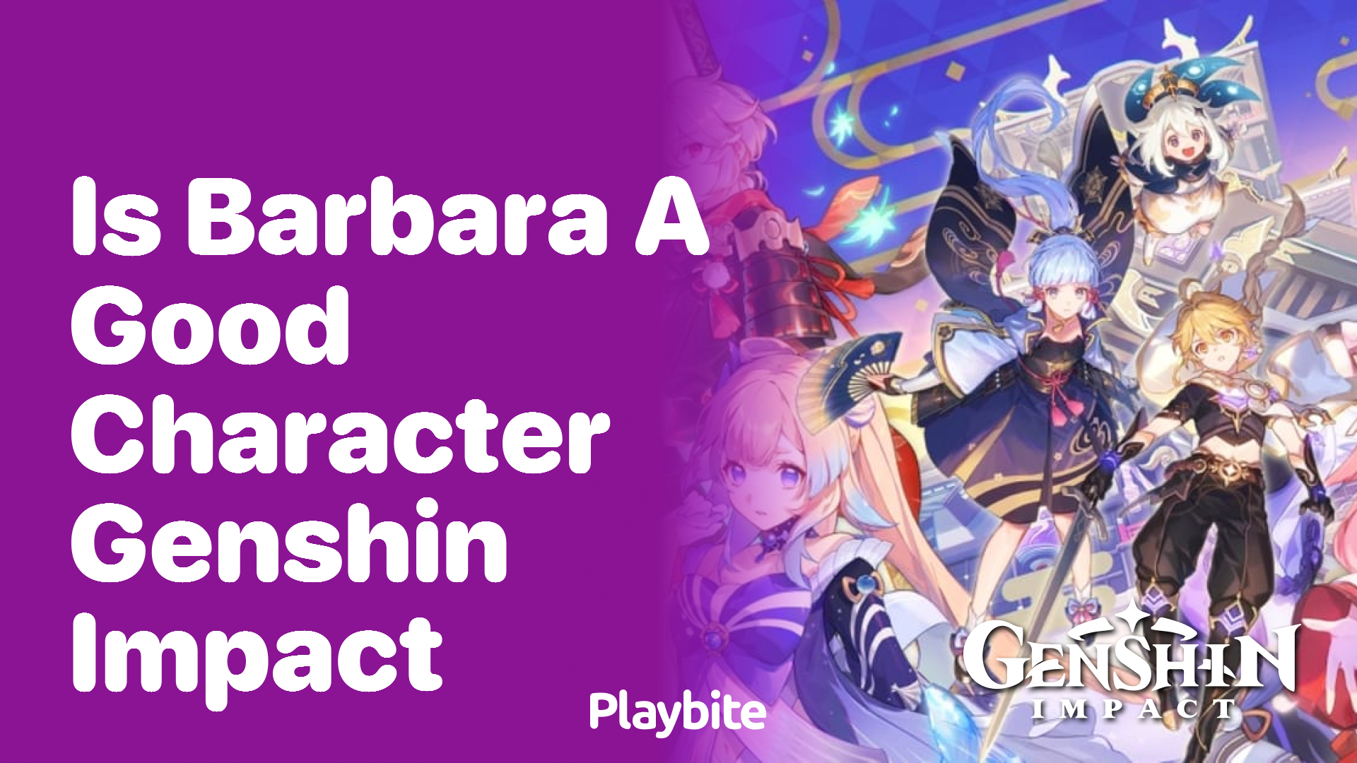 Is Barbara a Good Character in Genshin Impact?