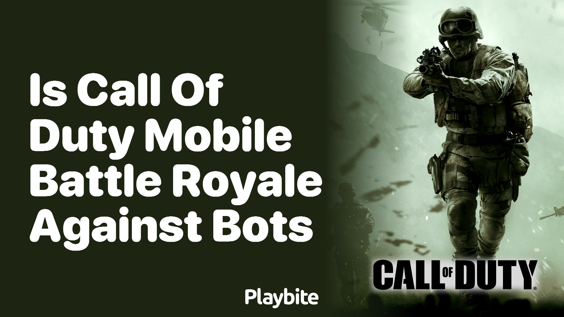 Is Call of Duty Mobile Battle Royale Against Bots?