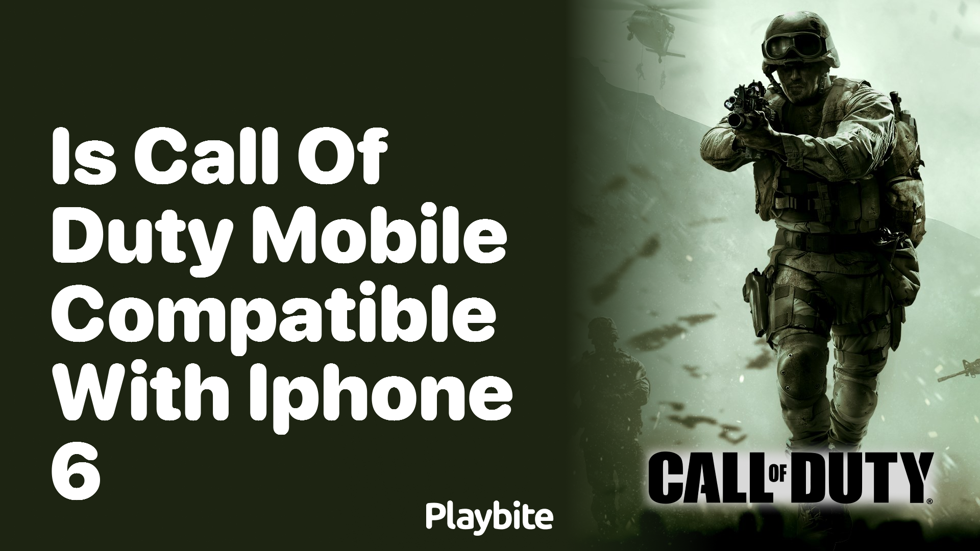 Is Call of Duty Mobile Compatible with iPhone 6?