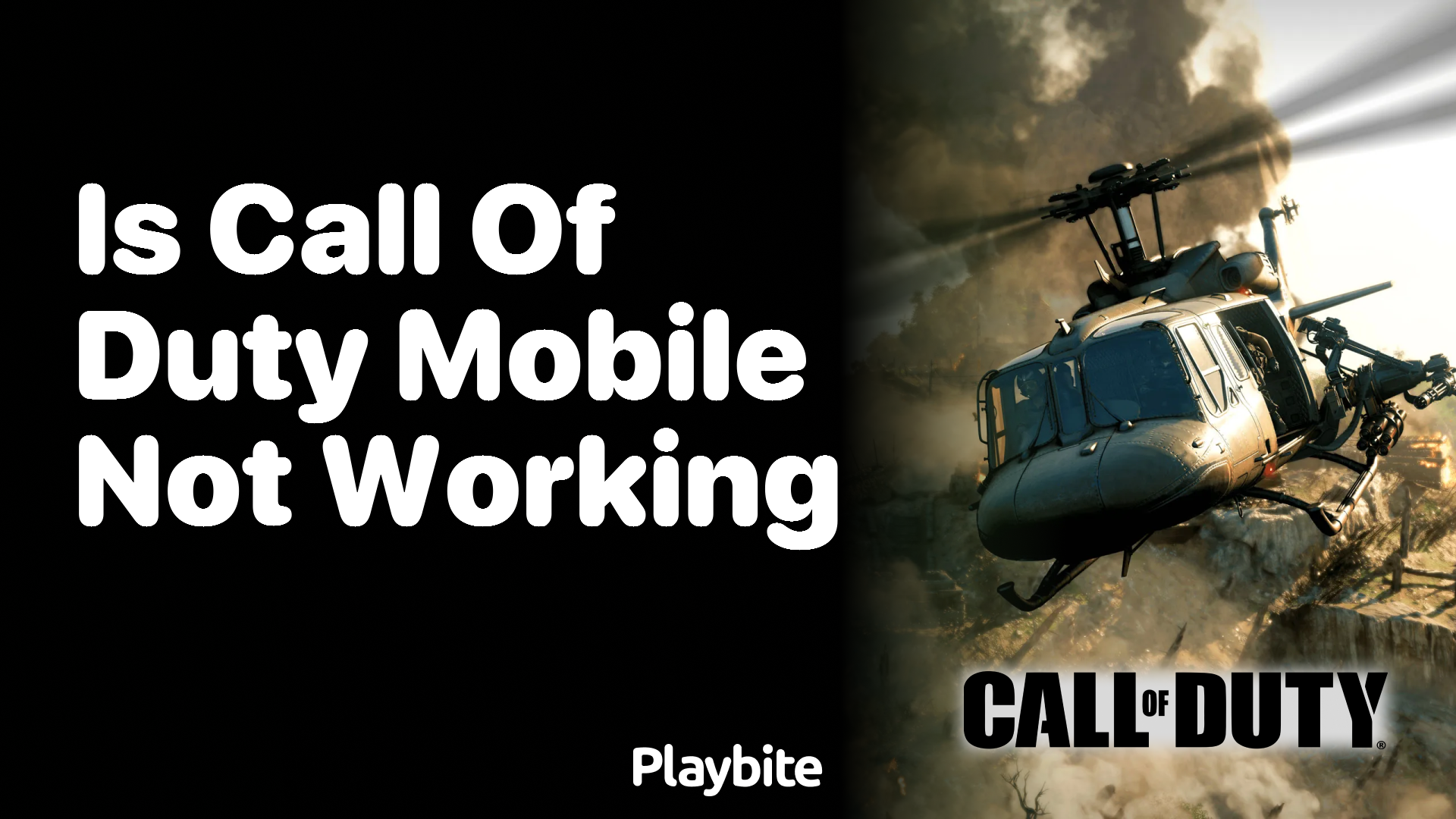 Is Call of Duty Mobile Not Working? Let&#8217;s Find Out!