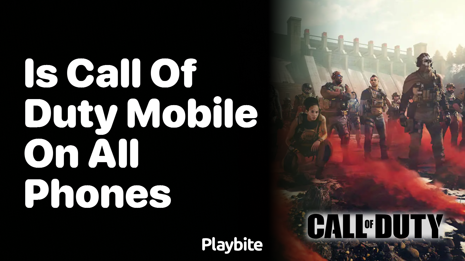 Is Call of Duty Mobile Available on All Phones?