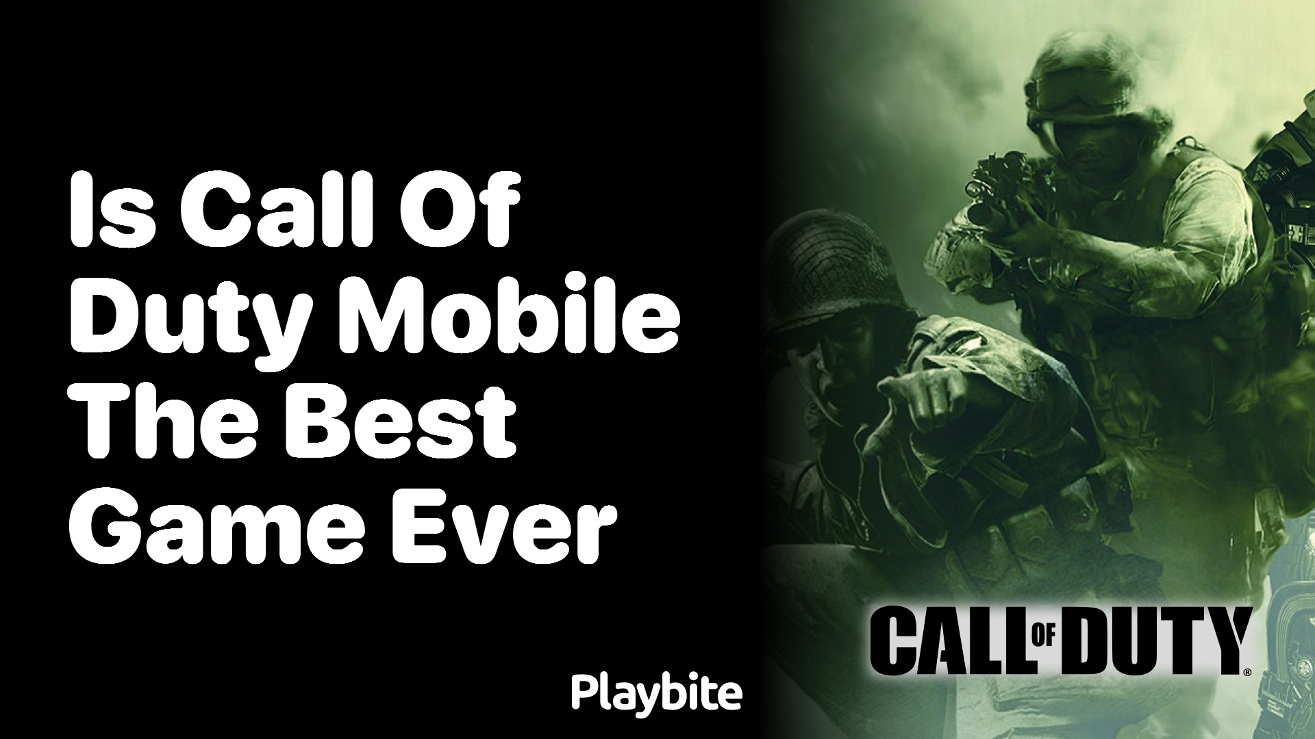 Is Call of Duty Mobile the Best Game Ever?