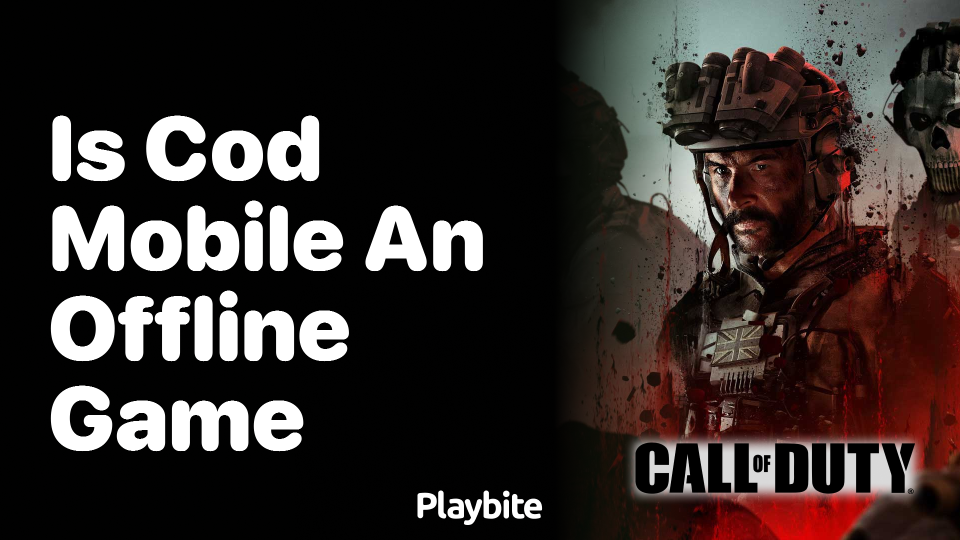 Is COD Mobile an Offline Game?