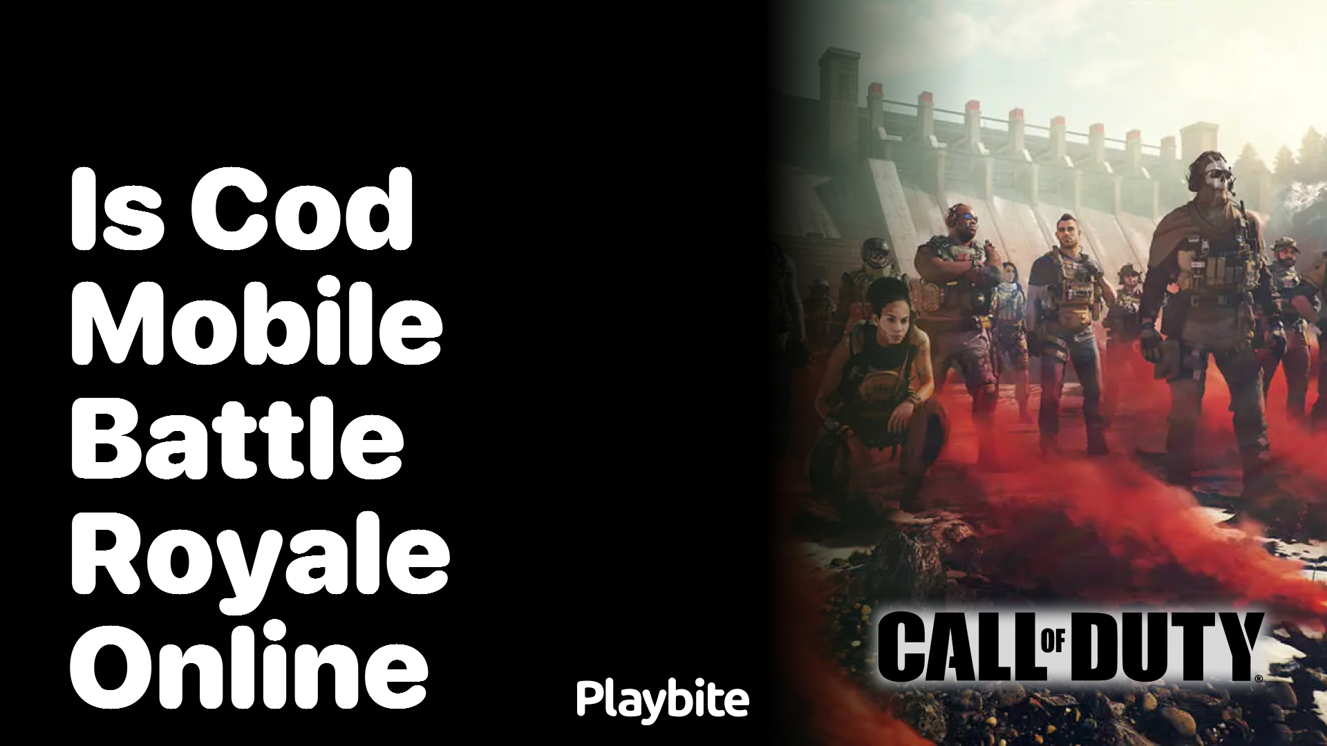 Is COD Mobile Battle Royale Online?