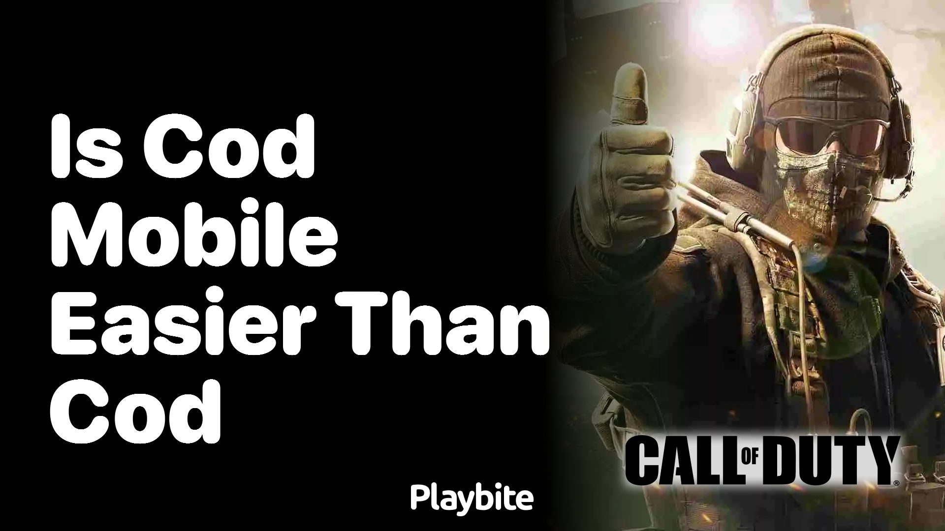 Is COD Mobile Easier Than COD? Let&#8217;s Find Out!