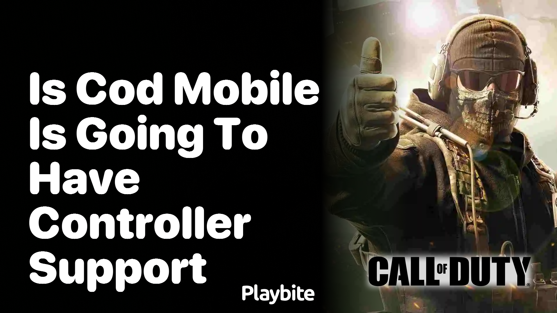 Is COD Mobile Going to Have Controller Support?