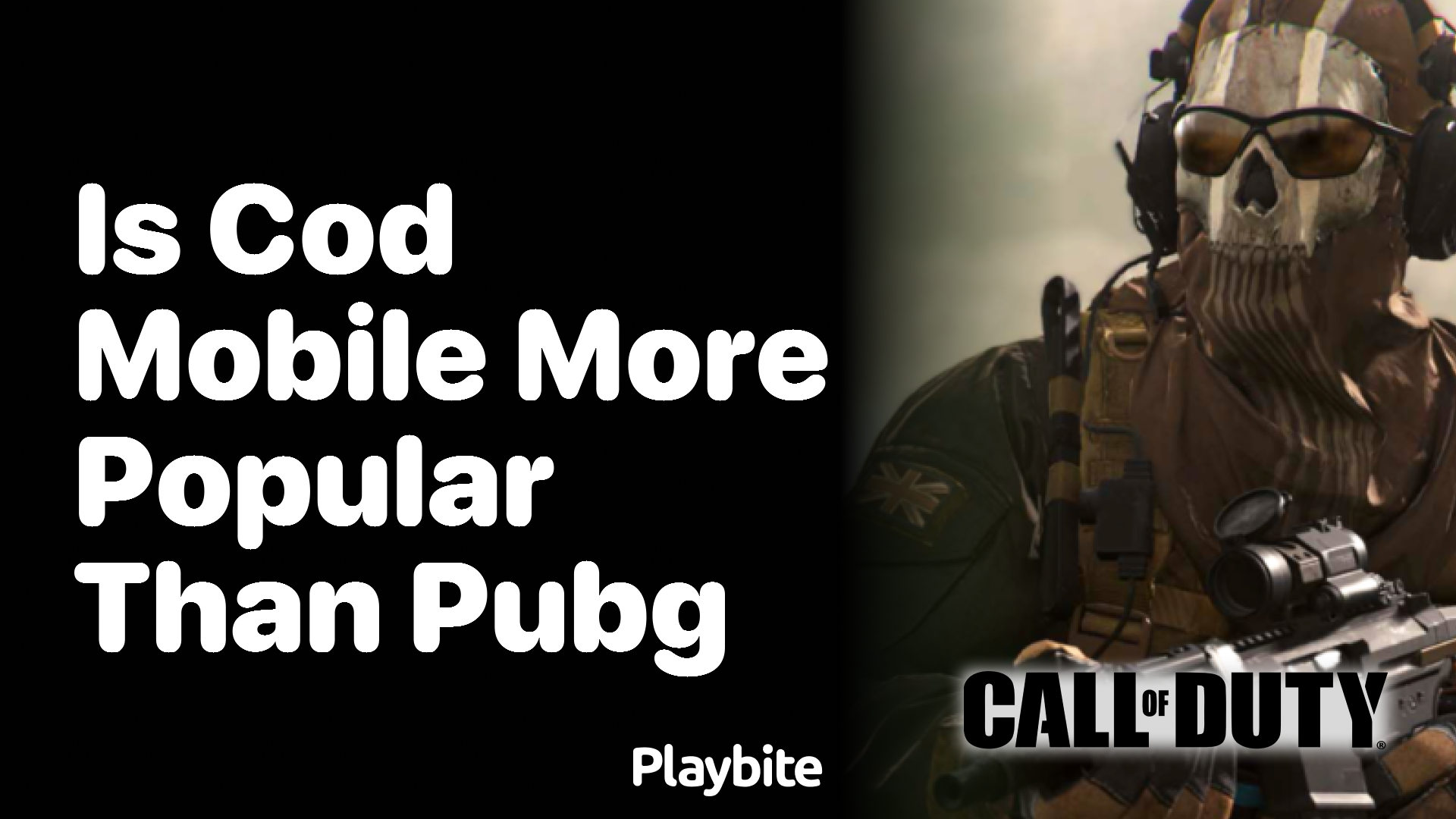 Is COD Mobile More Popular Than PUBG?