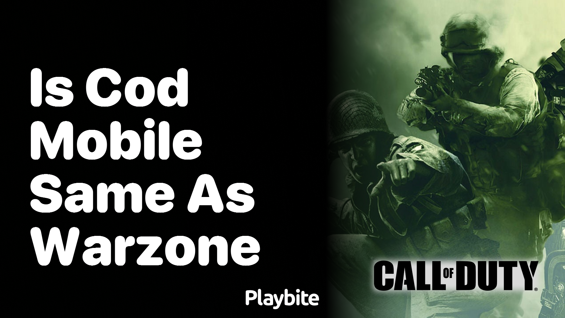 Is COD Mobile the Same as Warzone? Let&#8217;s Find Out!