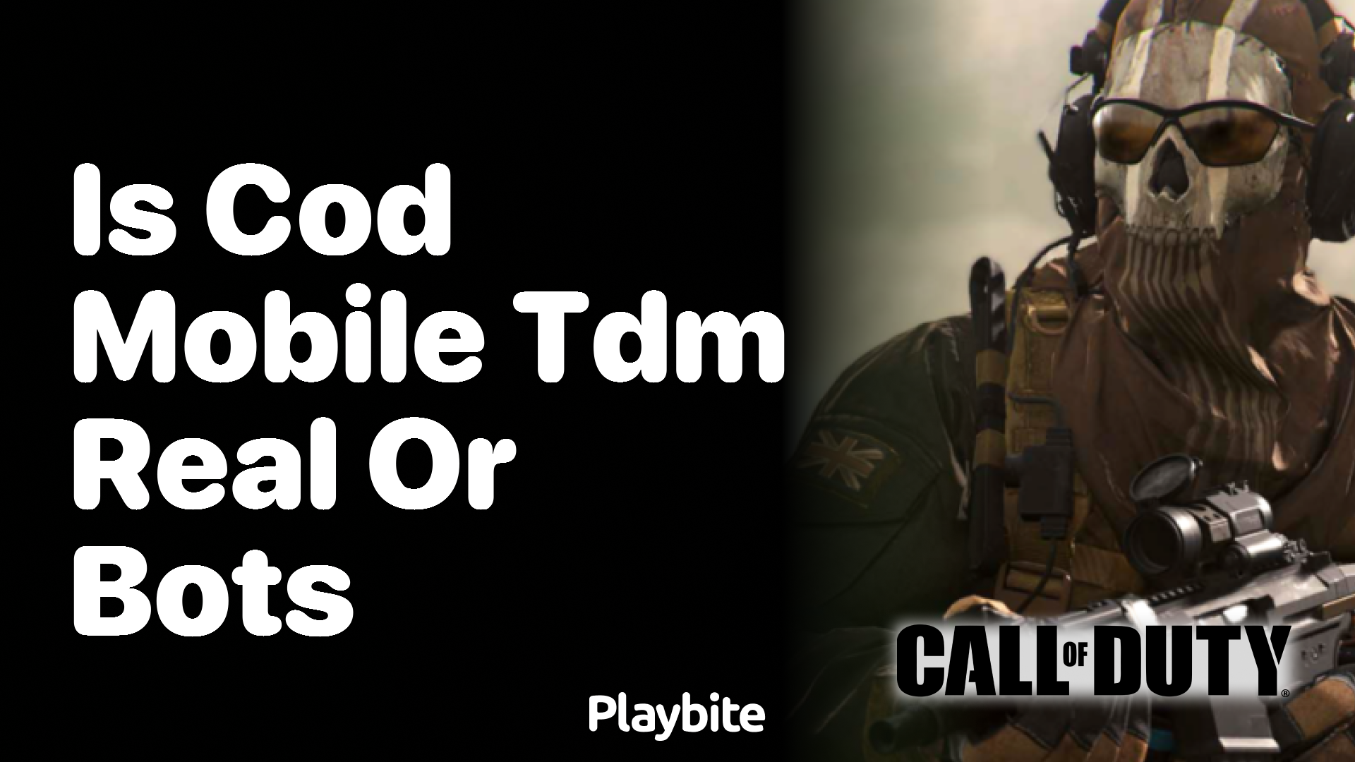 Is CoD Mobile TDM Real or Bots?