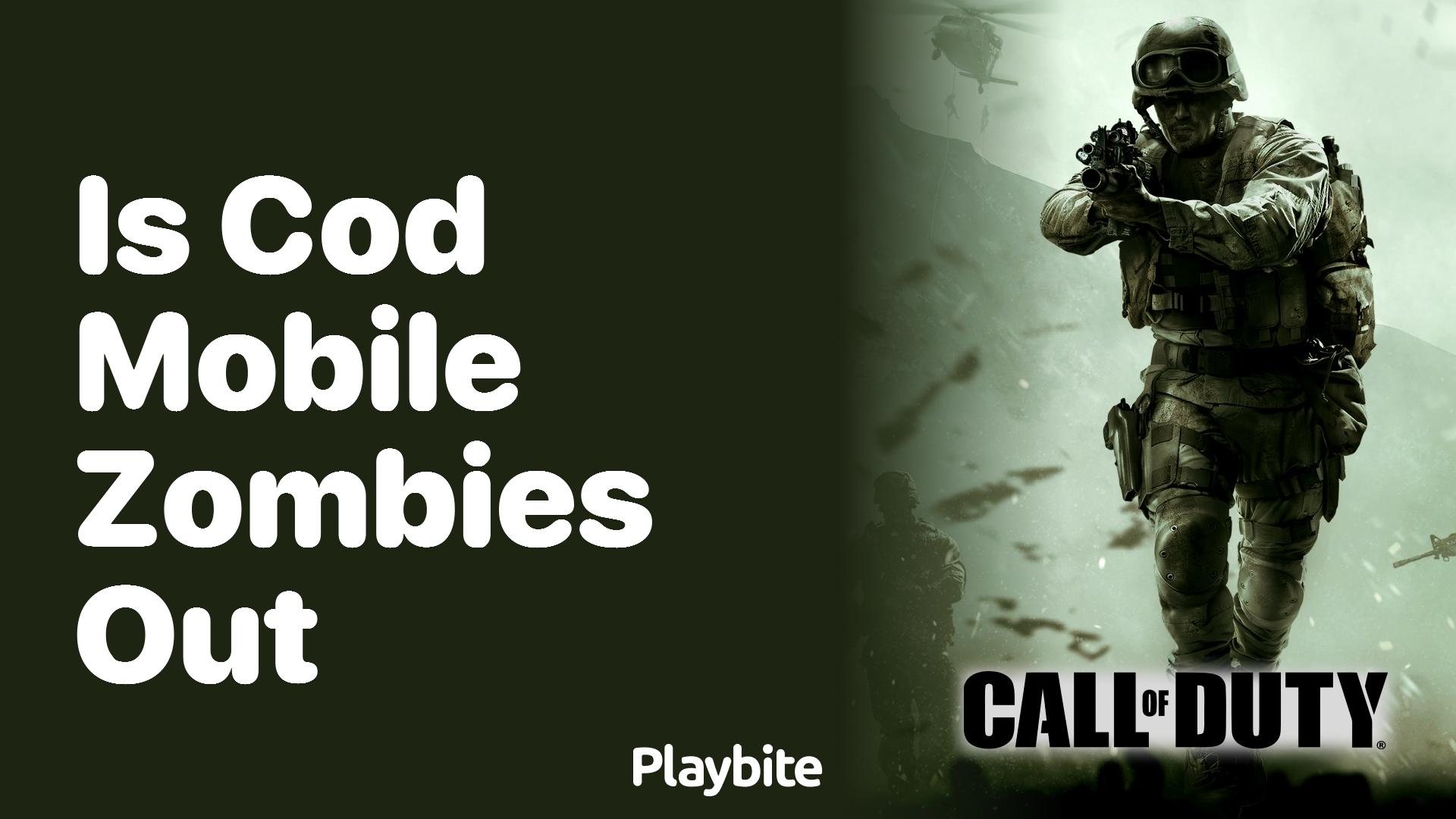 Is COD Mobile Zombies Mode Out?