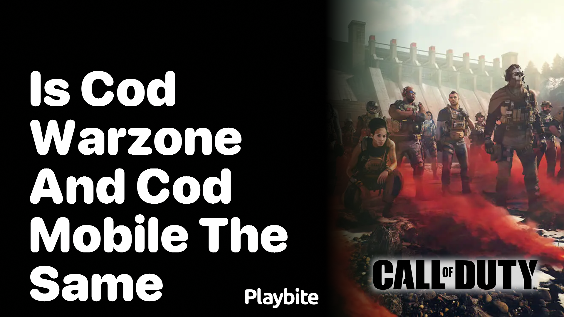 Is COD Warzone and COD Mobile the Same Game?