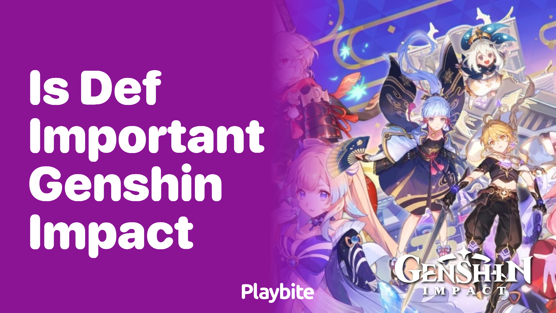 Is Def Important in Genshin Impact?