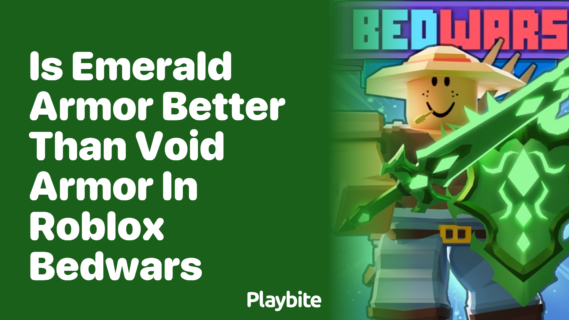 Is Emerald Armor Better Than Void Armor in Roblox Bedwars?