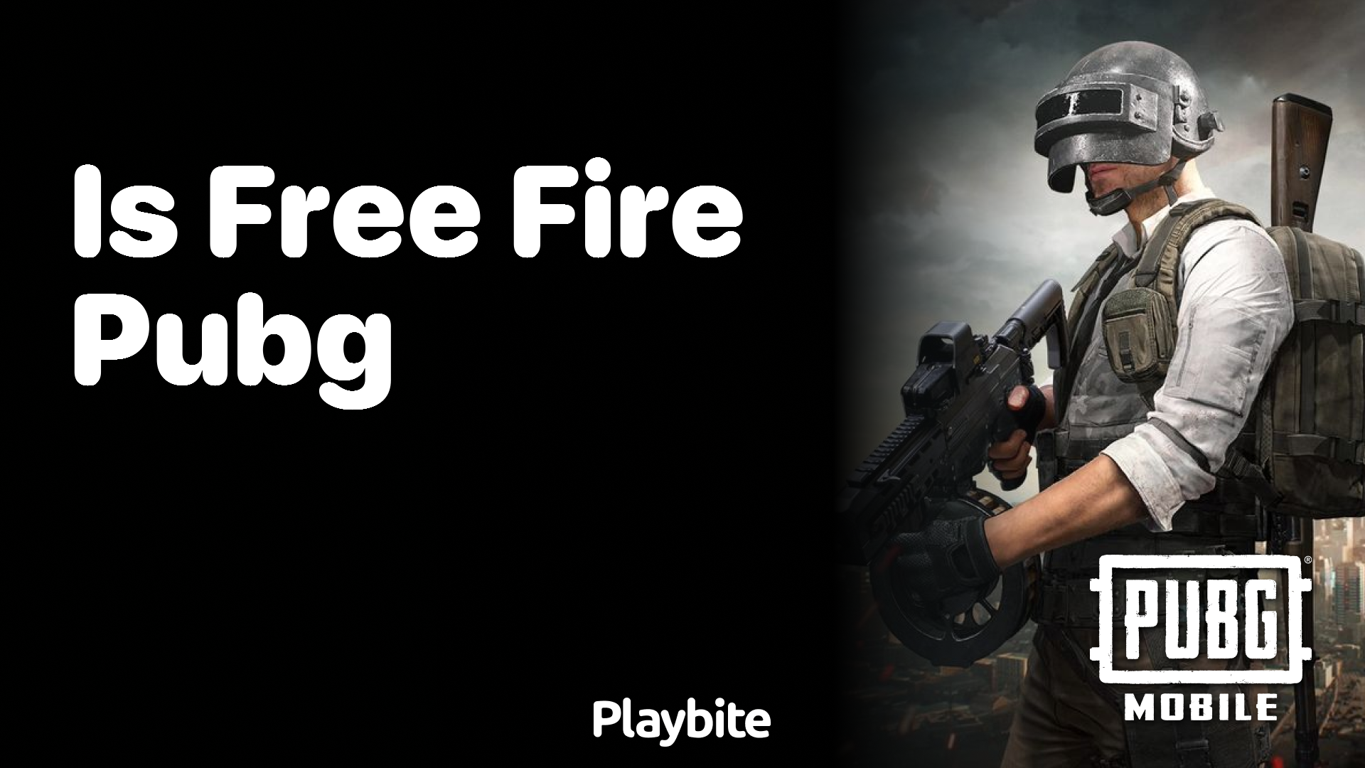 Is Free Fire the Same as PUBG Mobile?