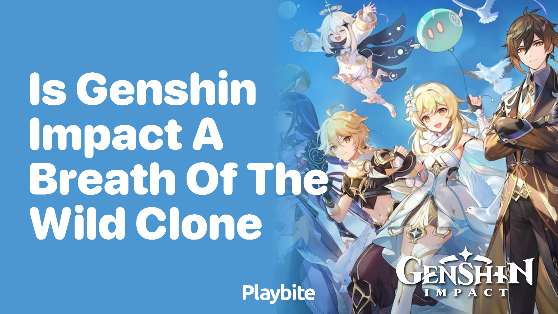 Is Genshin Impact a Breath of the Wild Clone?