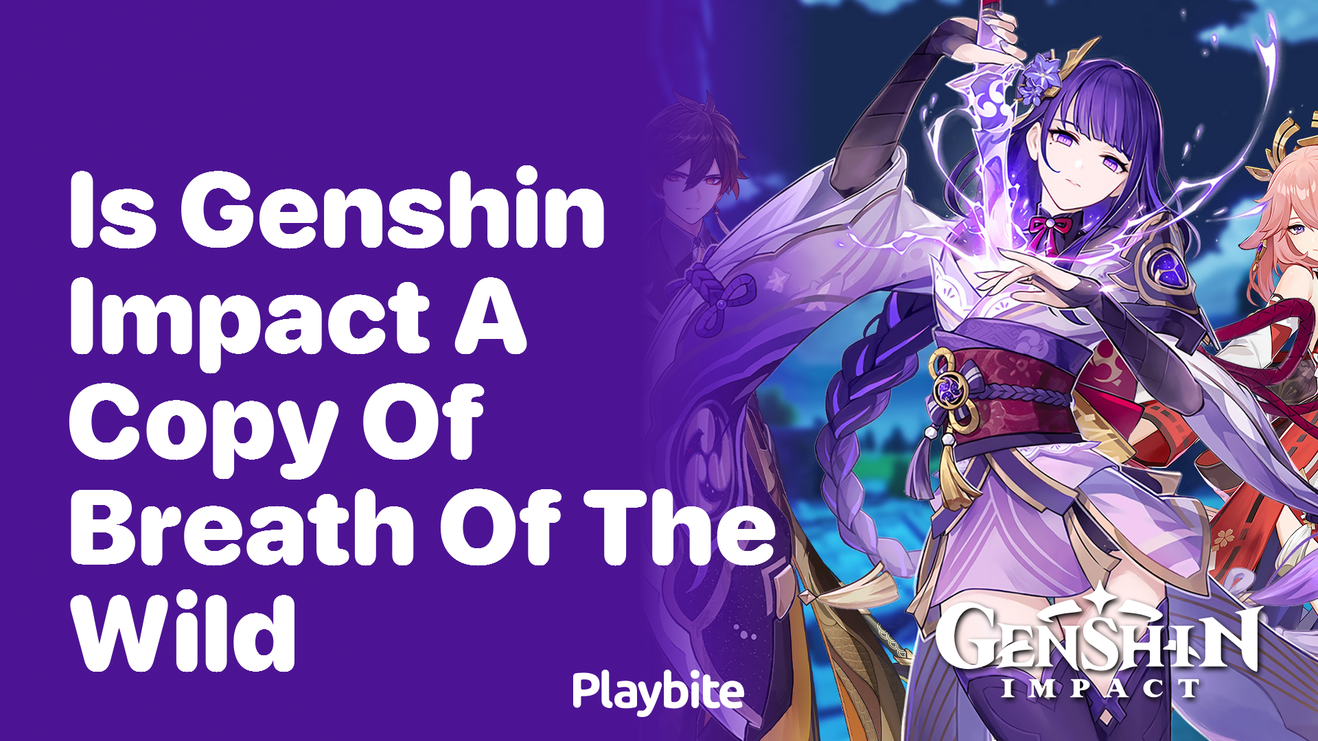 Is Genshin Impact a Copy of Breath of the Wild?